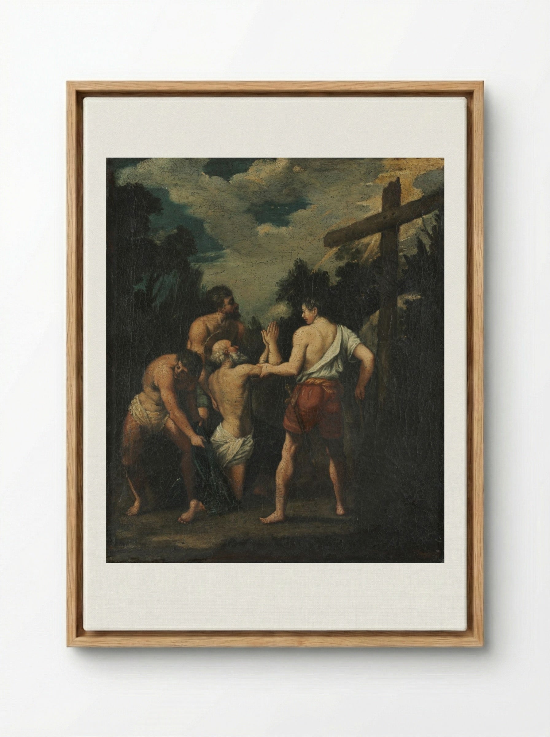 Martyrdom of Saint Andrew - Guido Reni - Framed Canvas Wood