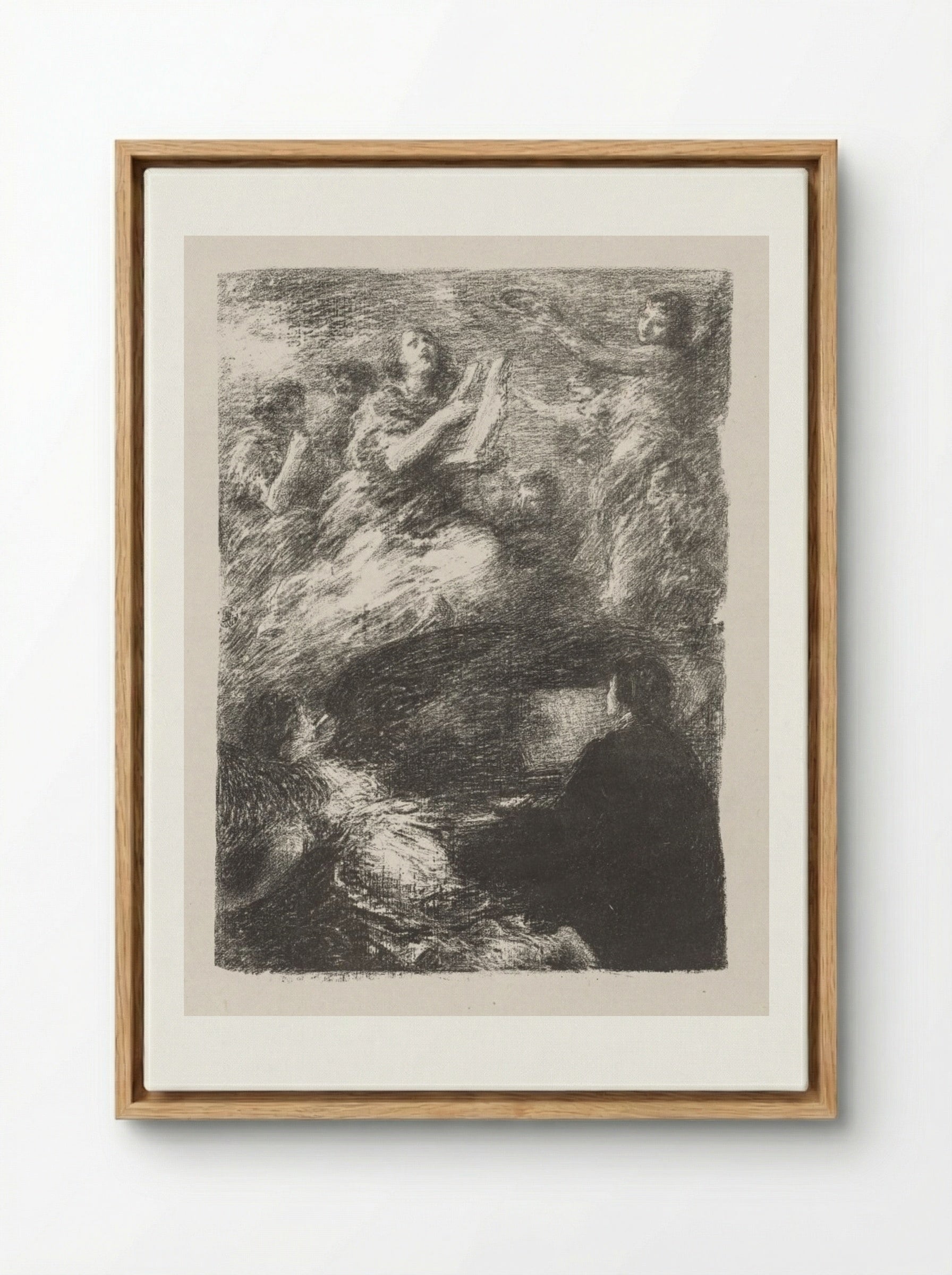 Last Theme of Robert Schumann - Henri Fantin-Latour - Framed Canvas Wood