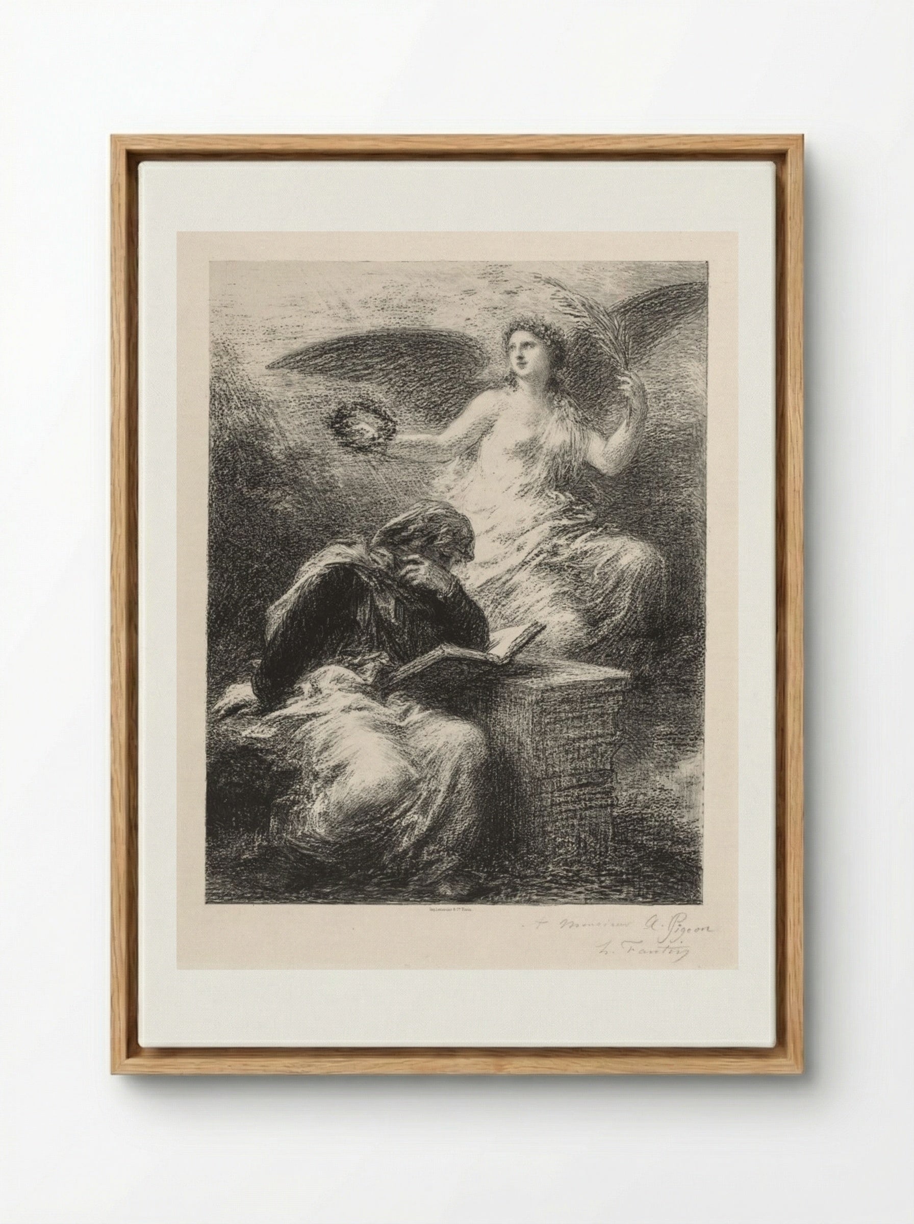 Glory - Henri Fantin-Latour - Framed Canvas Wood