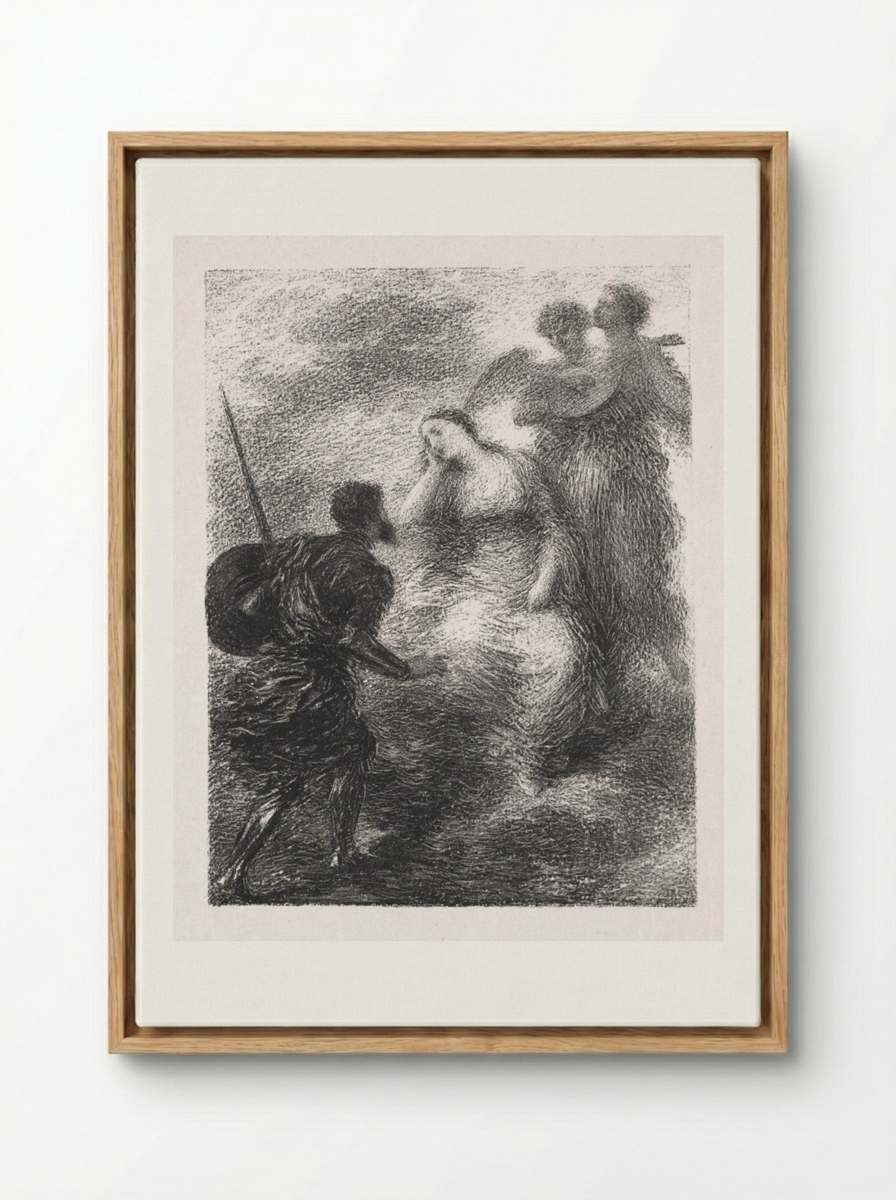 Vision - Henri Fantin-Latour - Framed Canvas Wood