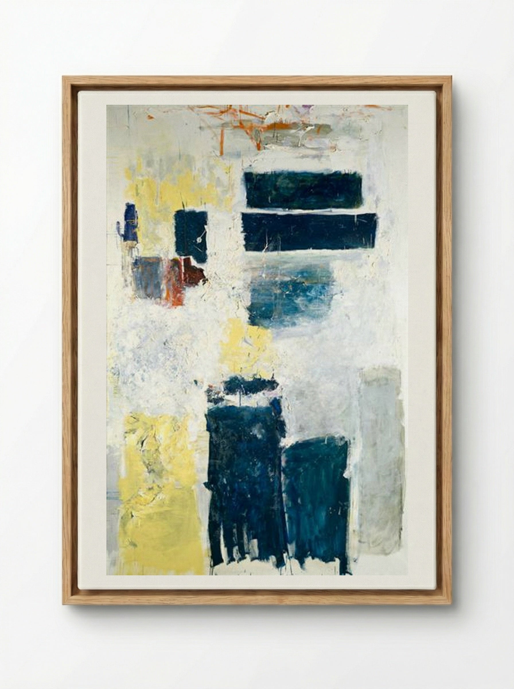 The Lot - Joan Mitchell - Framed Canvas Wood