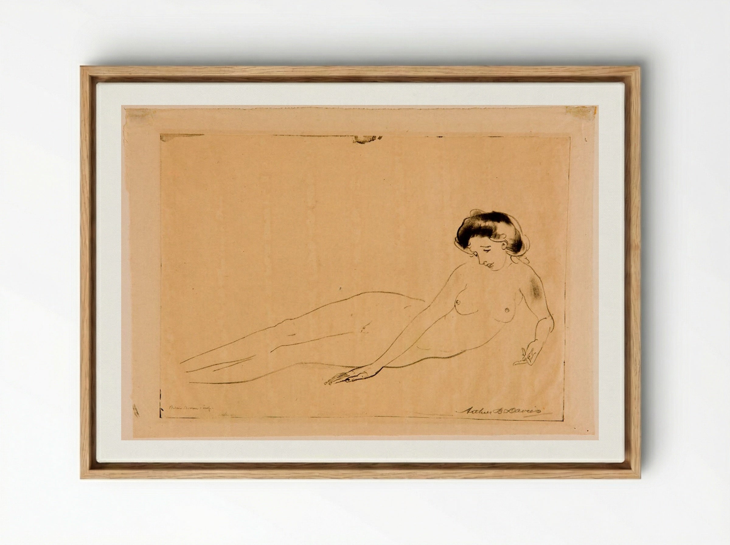 Stream of Silver - Arthur Bowen Davies - Framed Canvas Wood