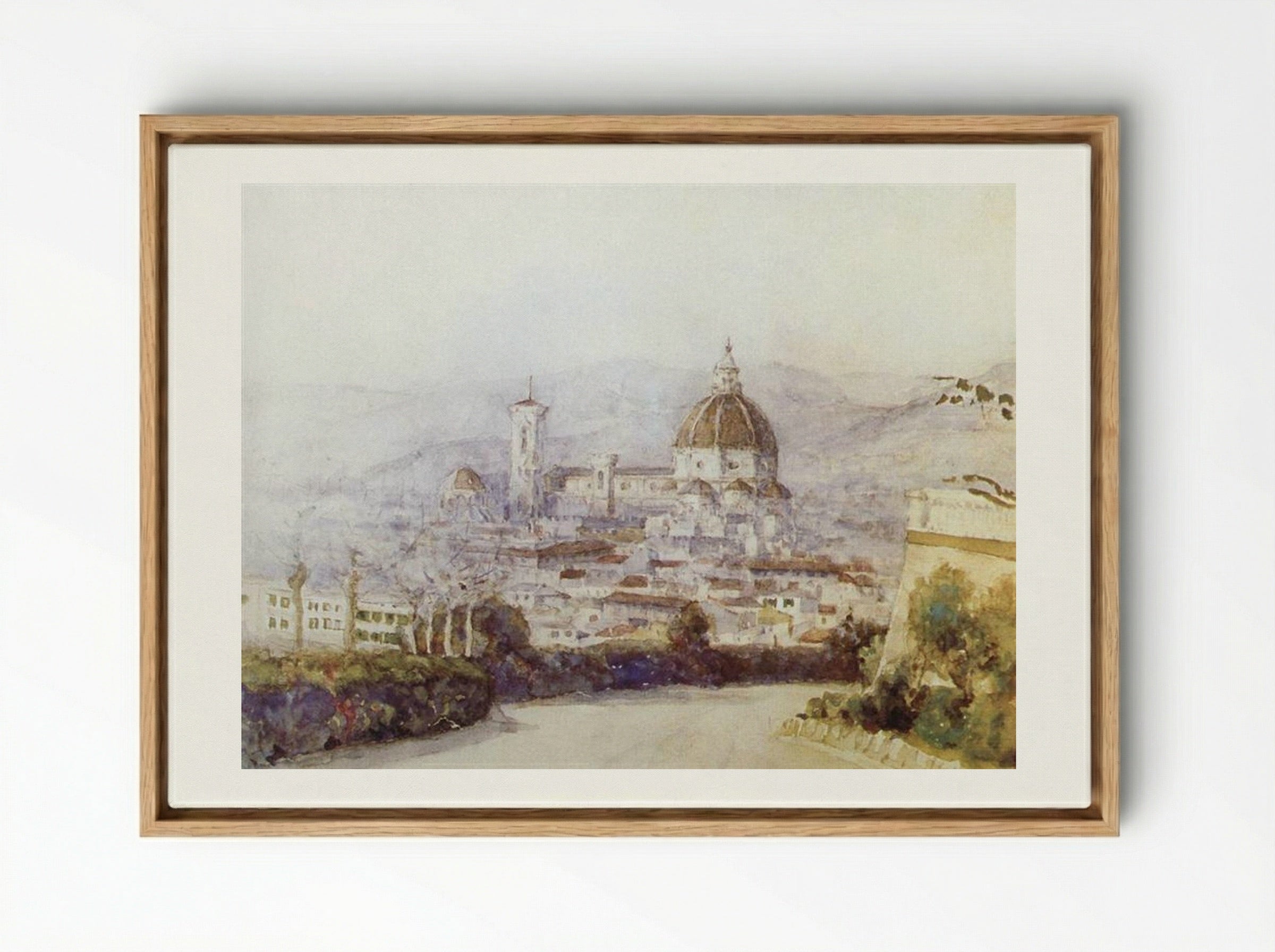 Florence - Vasily Surikov - Framed Canvas Wood
