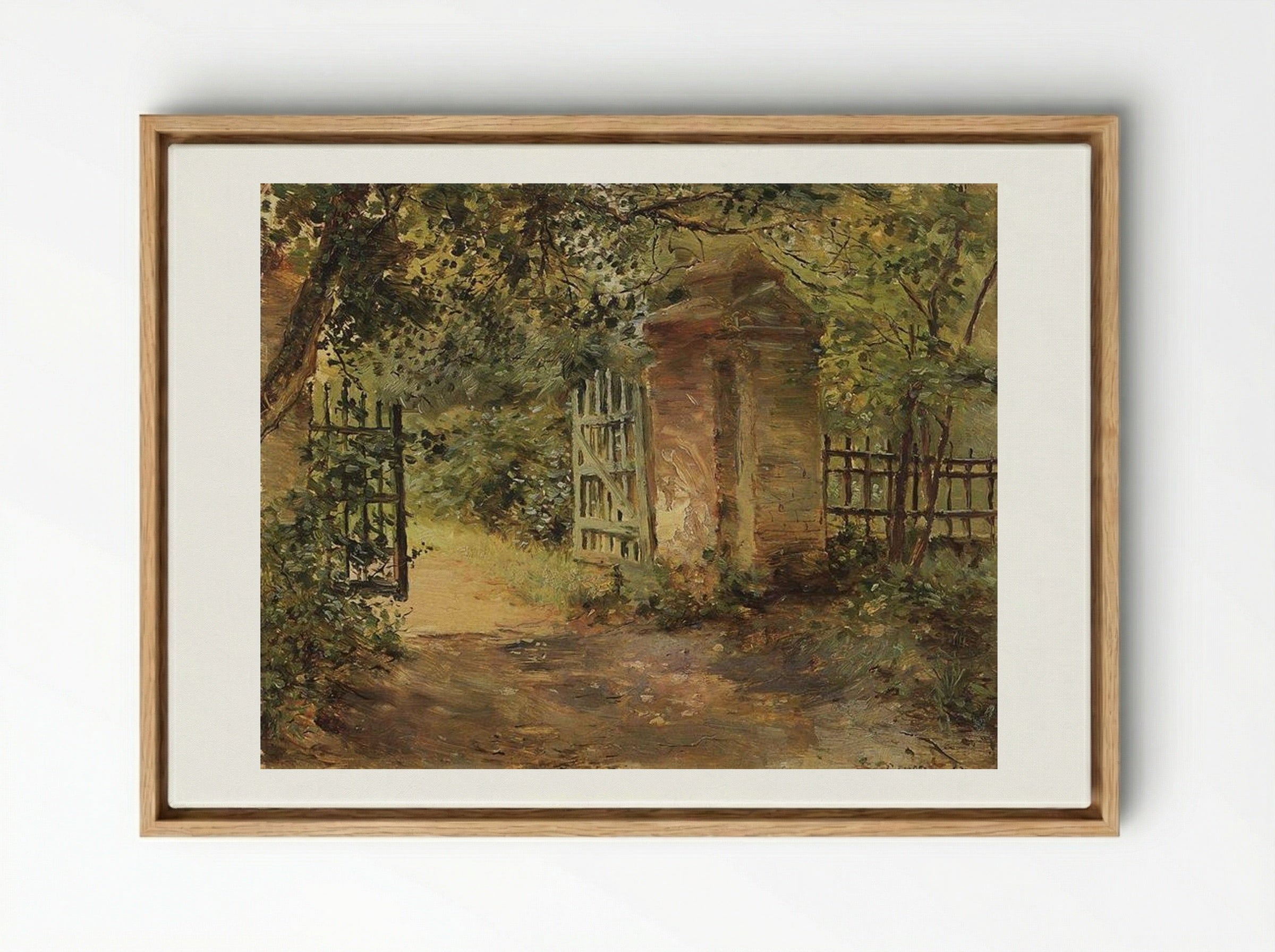 The Road to Sekerin - Konstantin Somov - Framed Canvas Wood