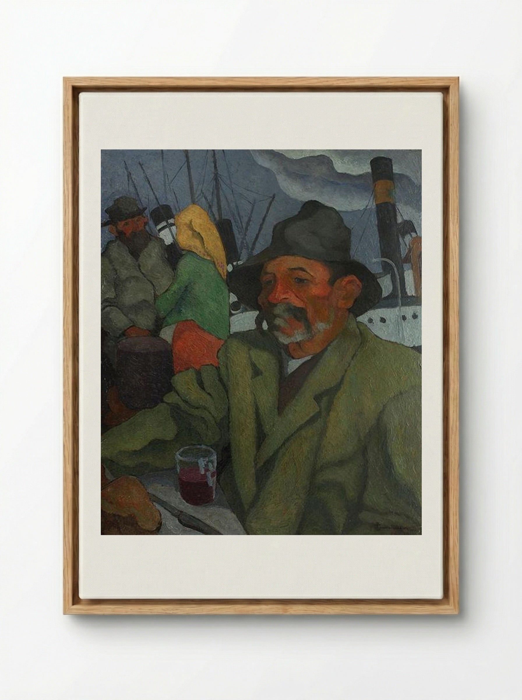 At Rest - Ion Theodorescu-Sion - Framed Canvas Wood