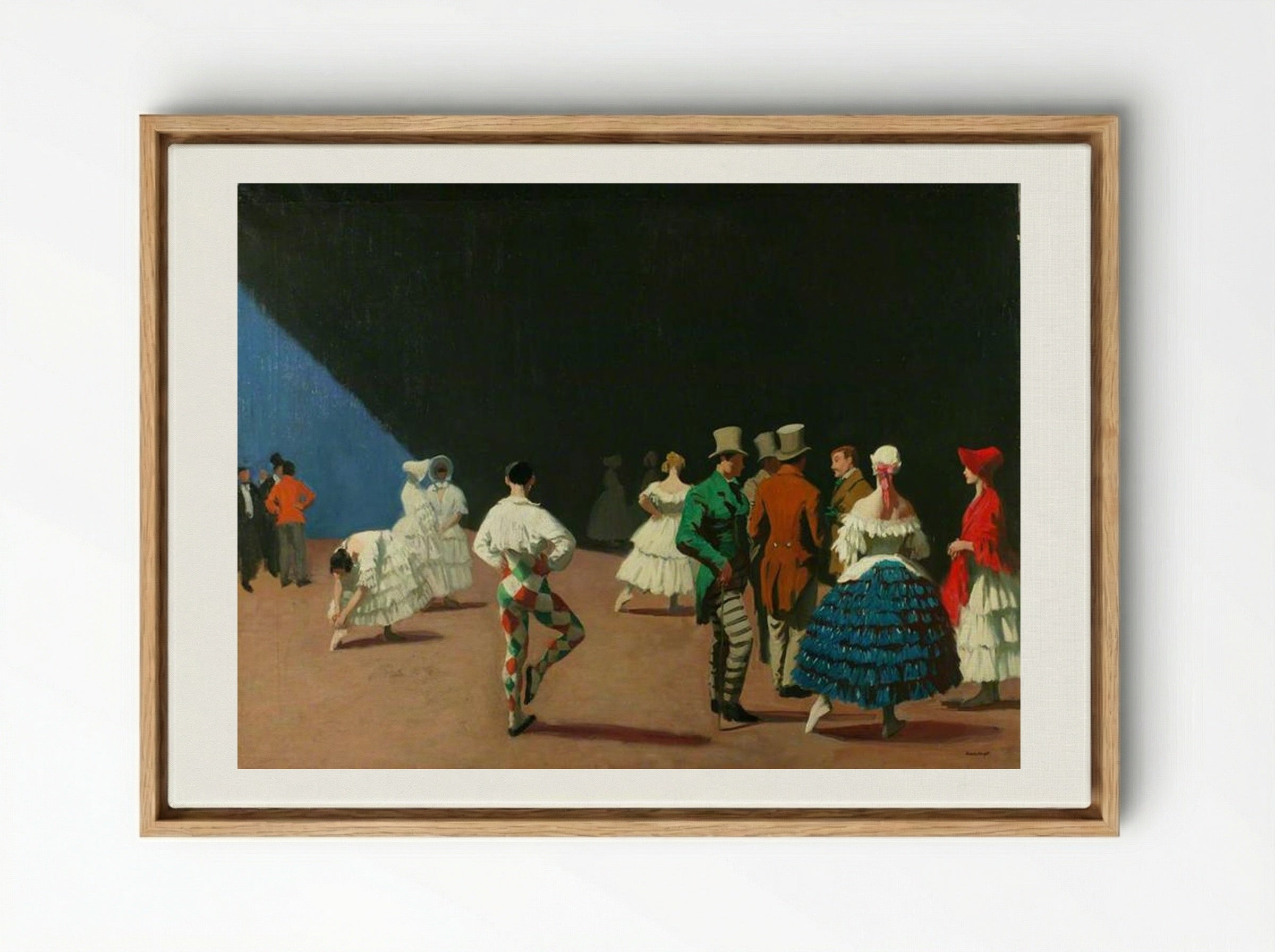 Carnaval - Dame Laura Knight - Framed Canvas Wood