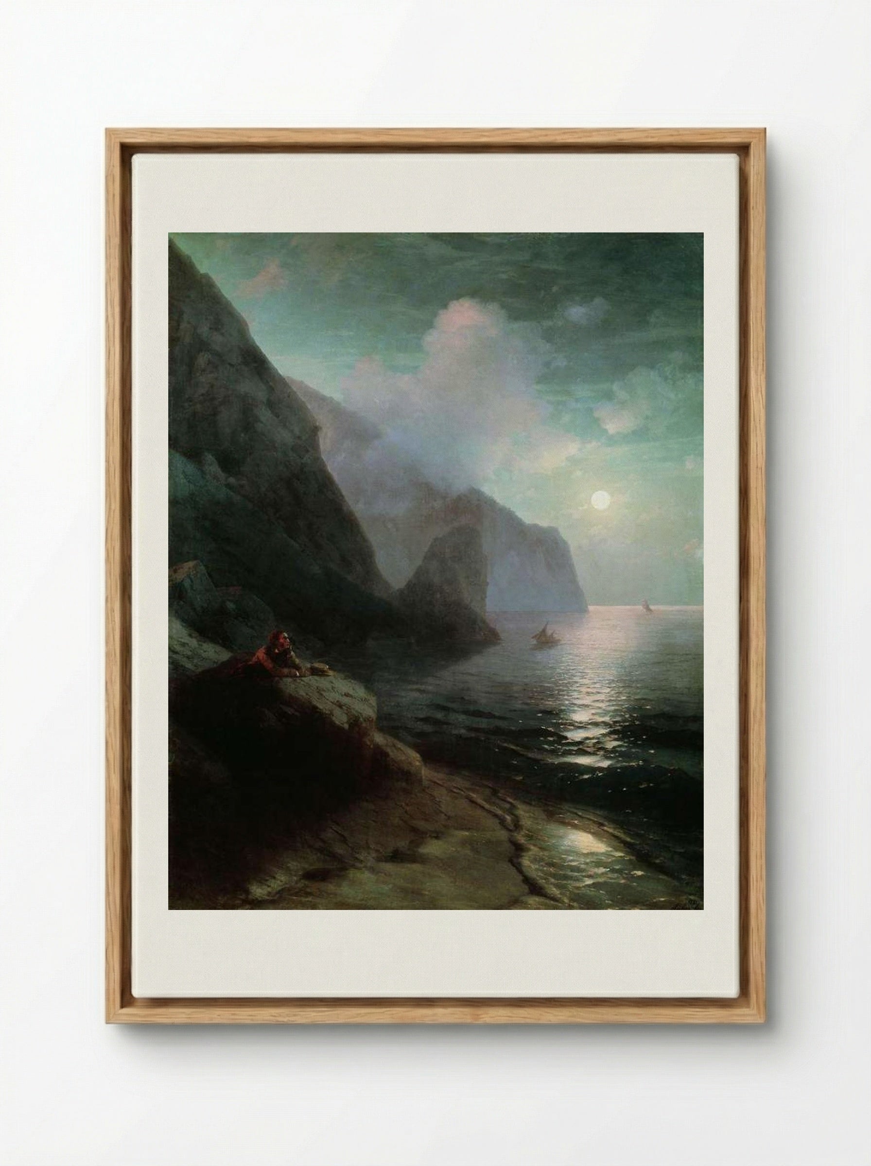 Gurzuf - Ivan Aivazovsky - Framed Canvas Wood