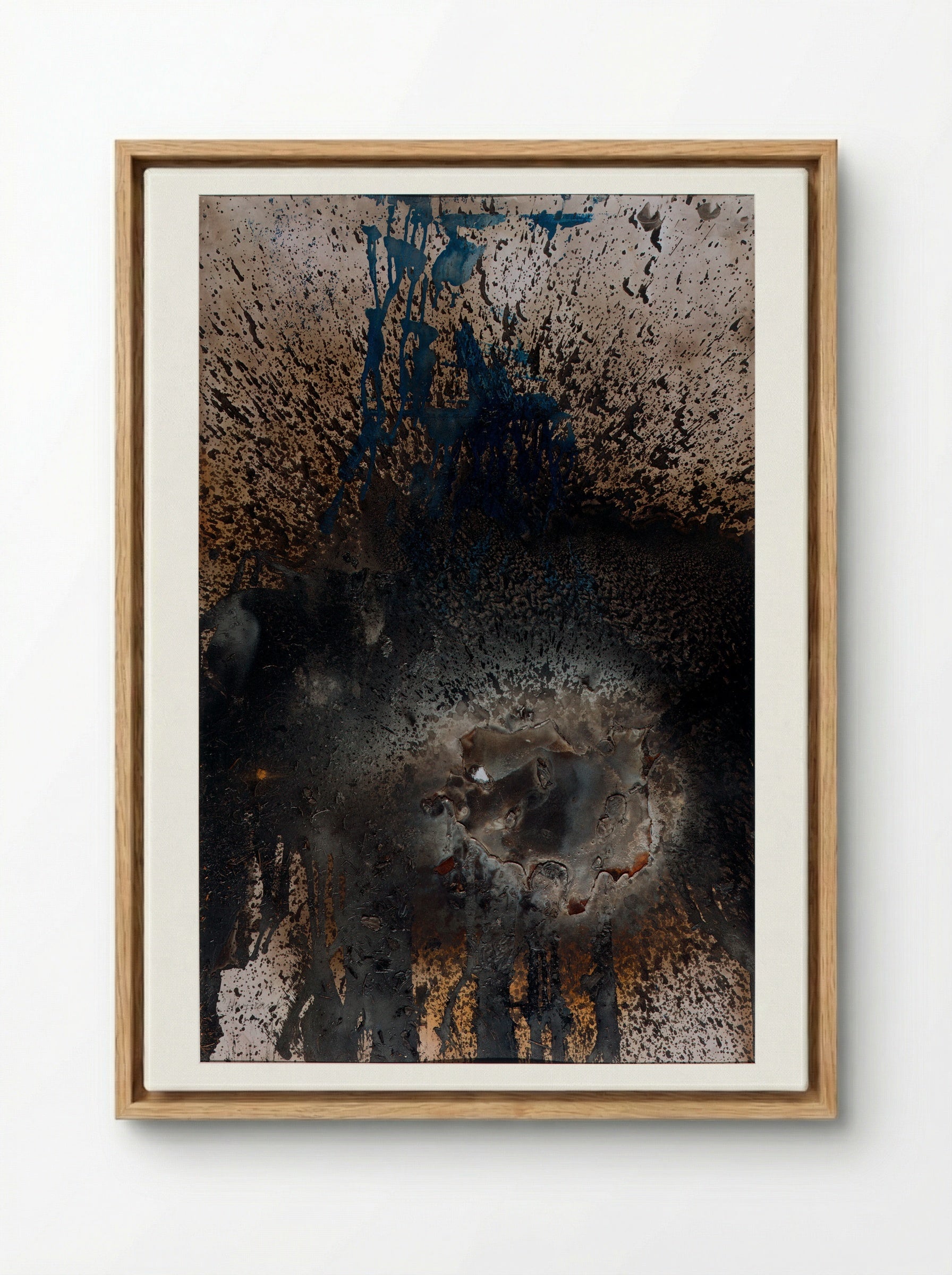 Hurricane - Otto Piene - Framed Canvas Wood