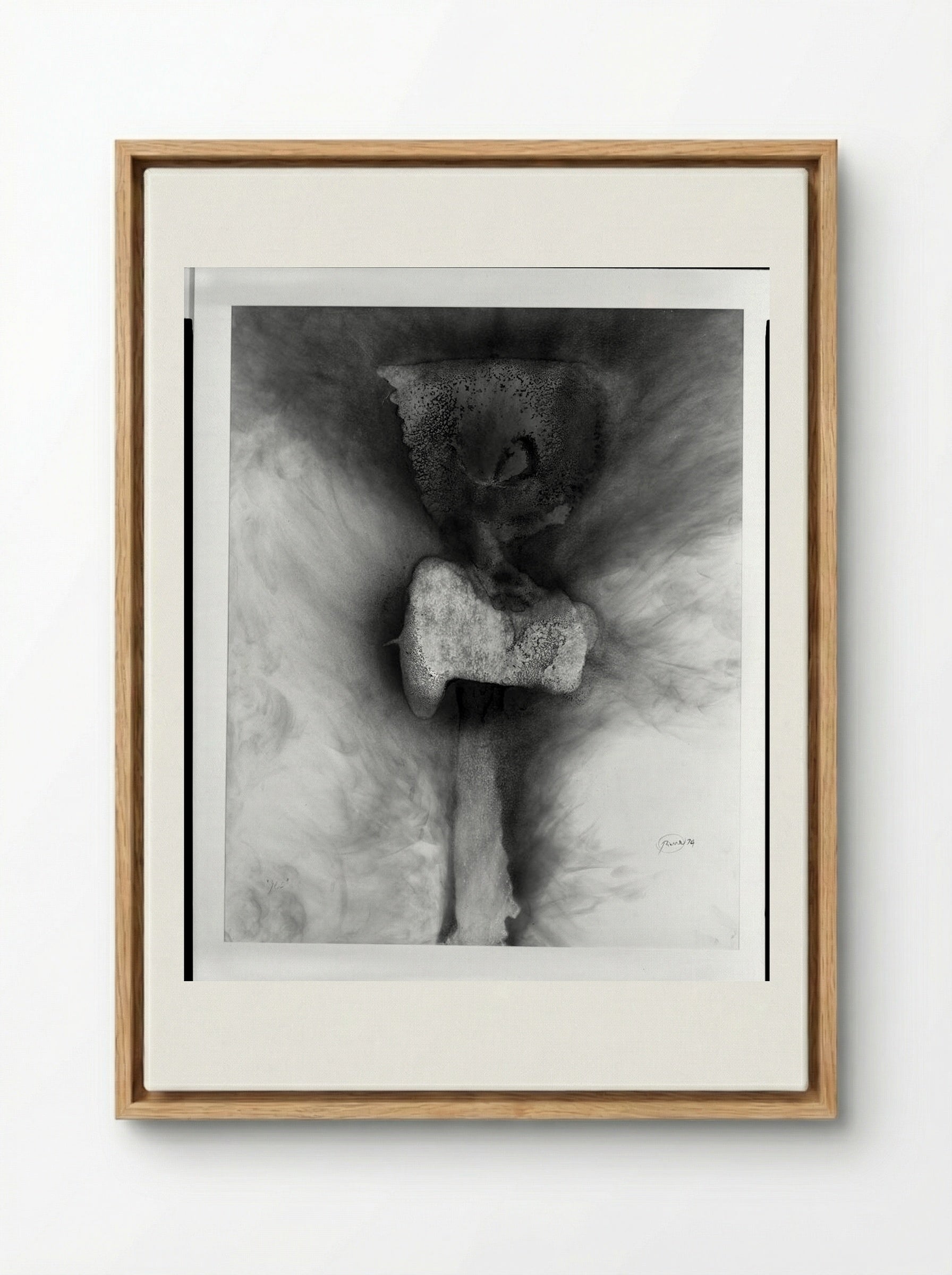 Yes - Otto Piene - Framed Canvas Wood
