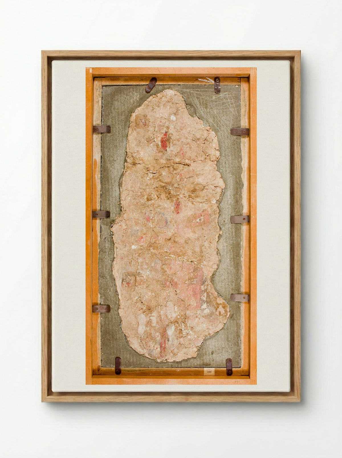 Wall Painting from Nuzi (Fragment) - Unknown Artist - Framed Canvas Wood
