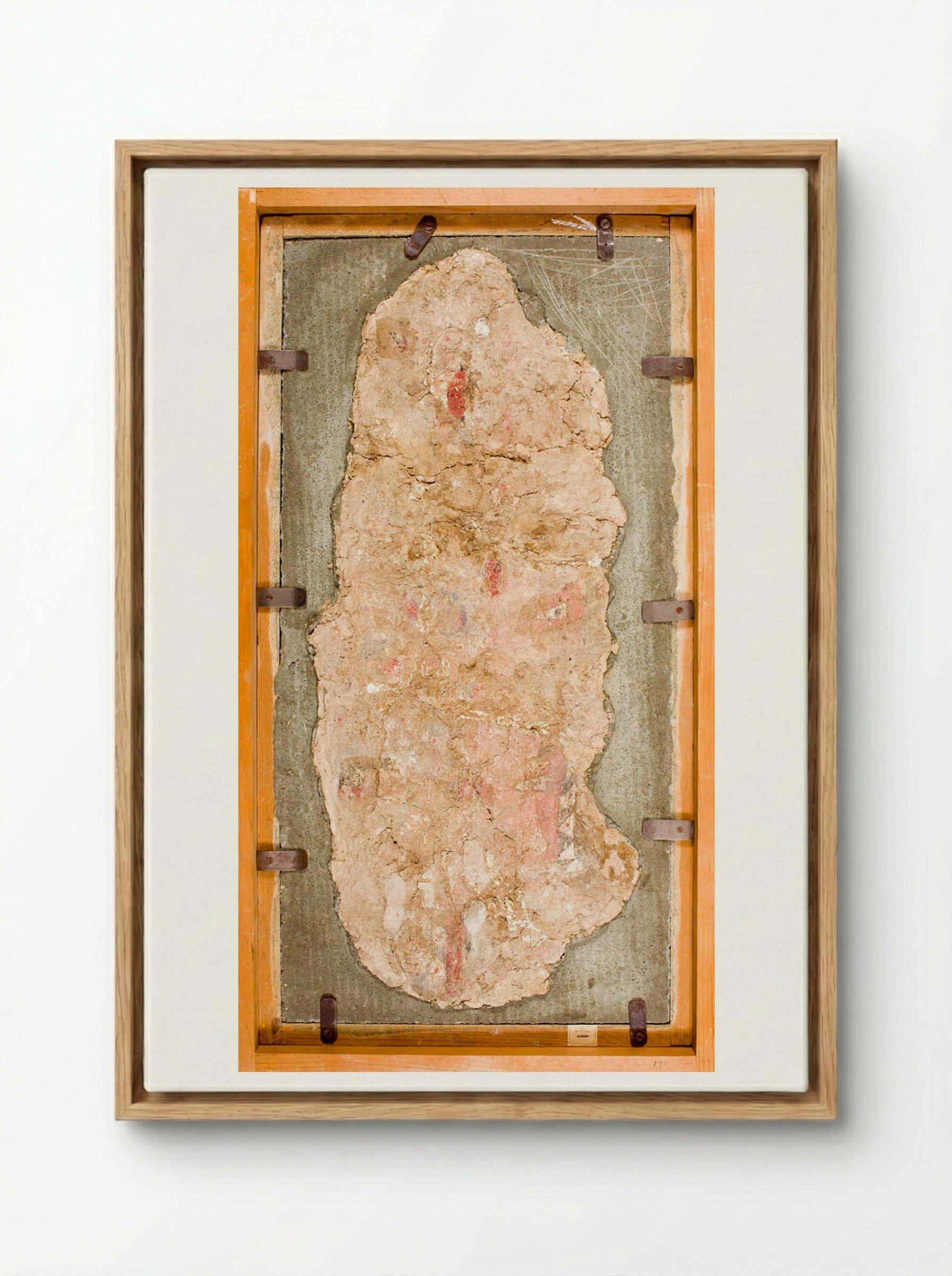 Wall Painting from Nuzi (Fragment) - Unknown Artist - Framed Canvas Wood