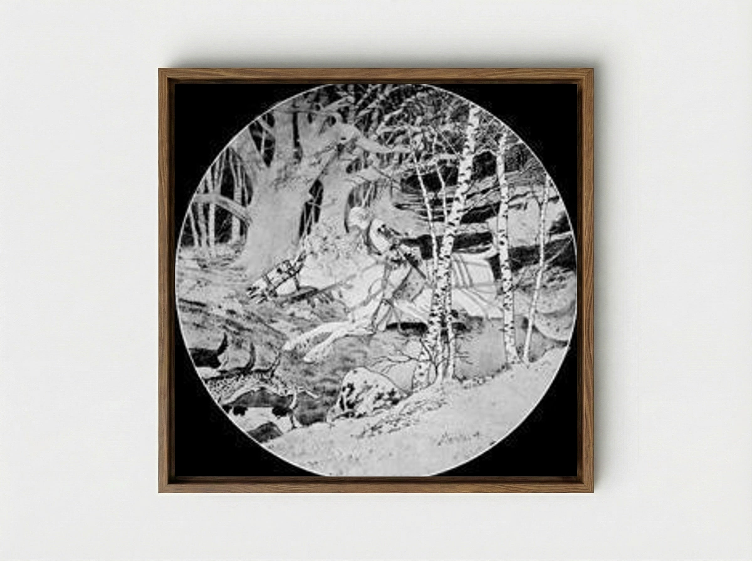 Esclarmonde - Eugène Grasset - Framed Canvas Wood