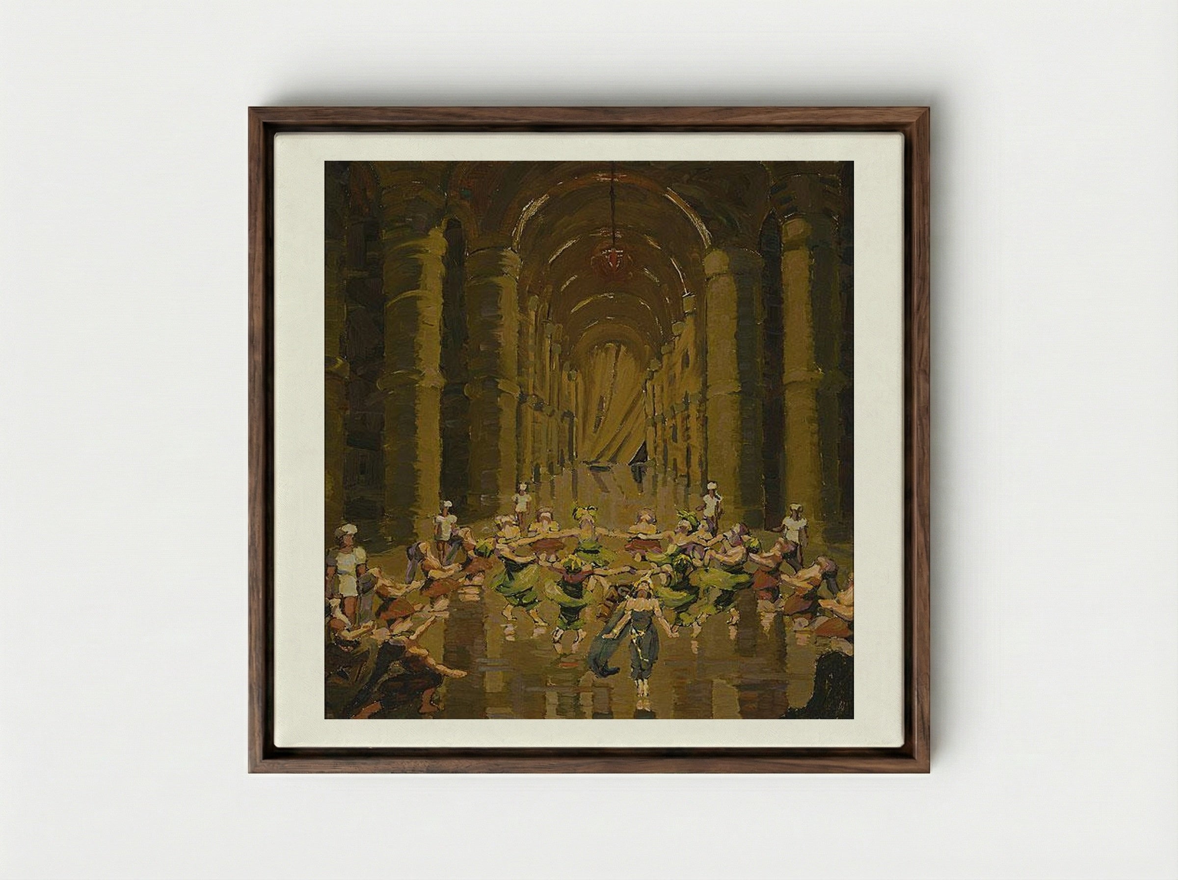 Extravaganza - Grace Cossington Smith - Framed Canvas Dark Wood