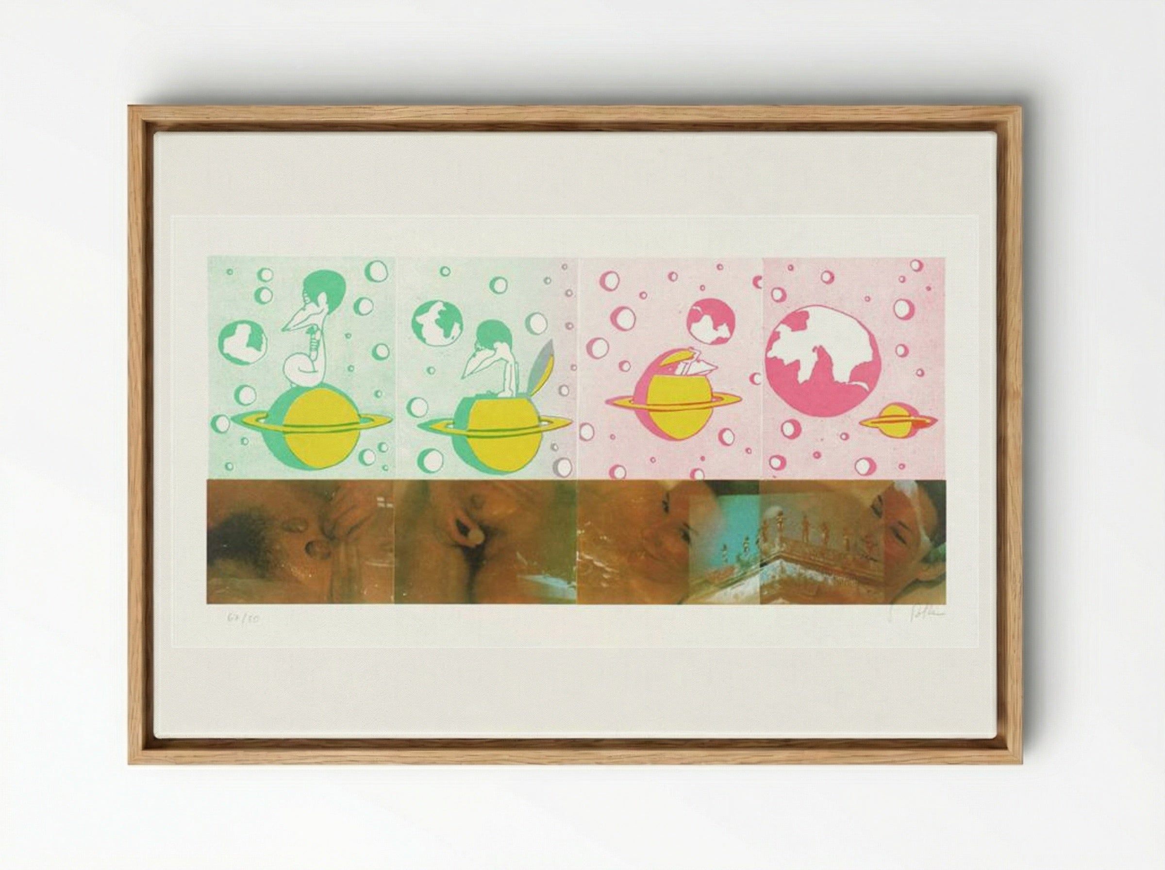 Hallo Shiva - Sigmar Polke - Framed Canvas Wood