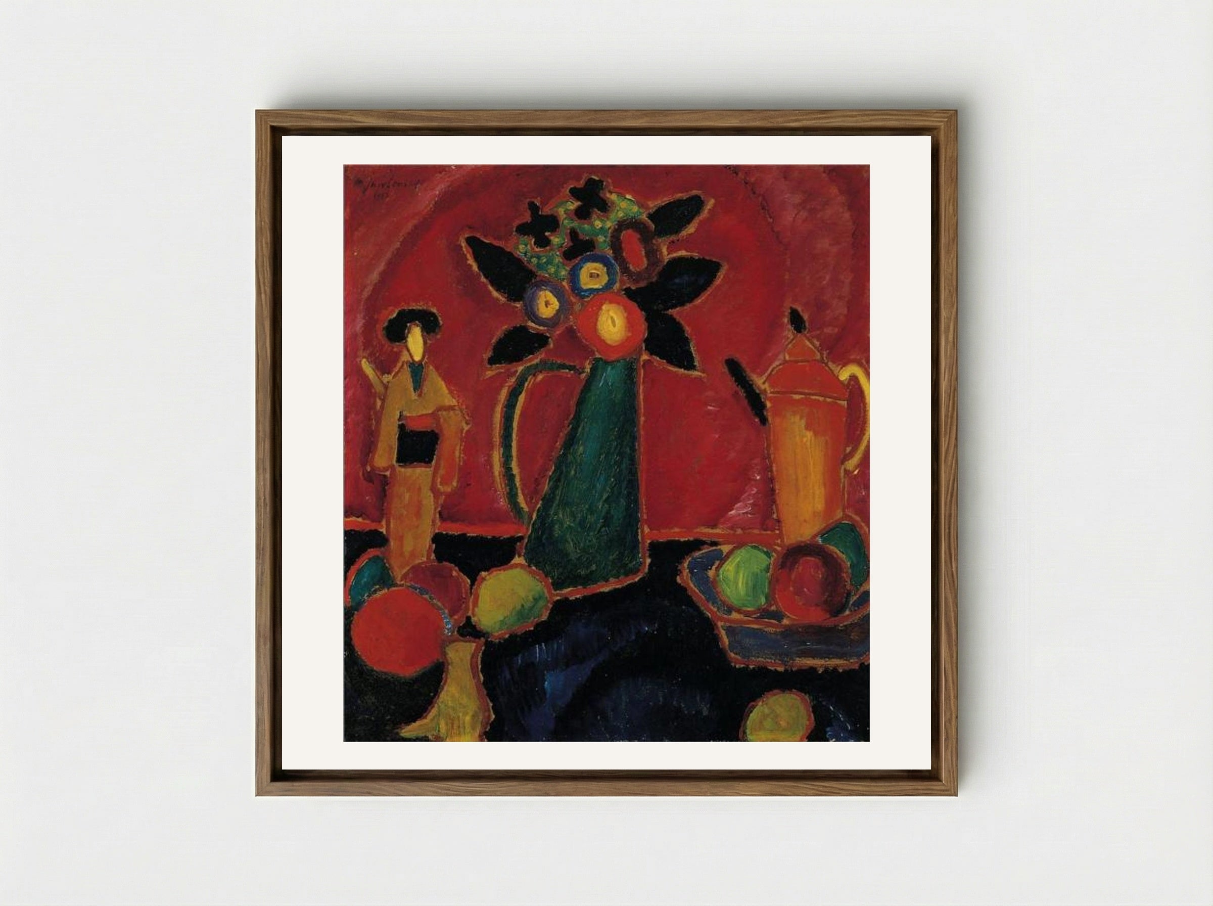 Japanese Flower - Alexej von Jawlensky - Framed Canvas Wood