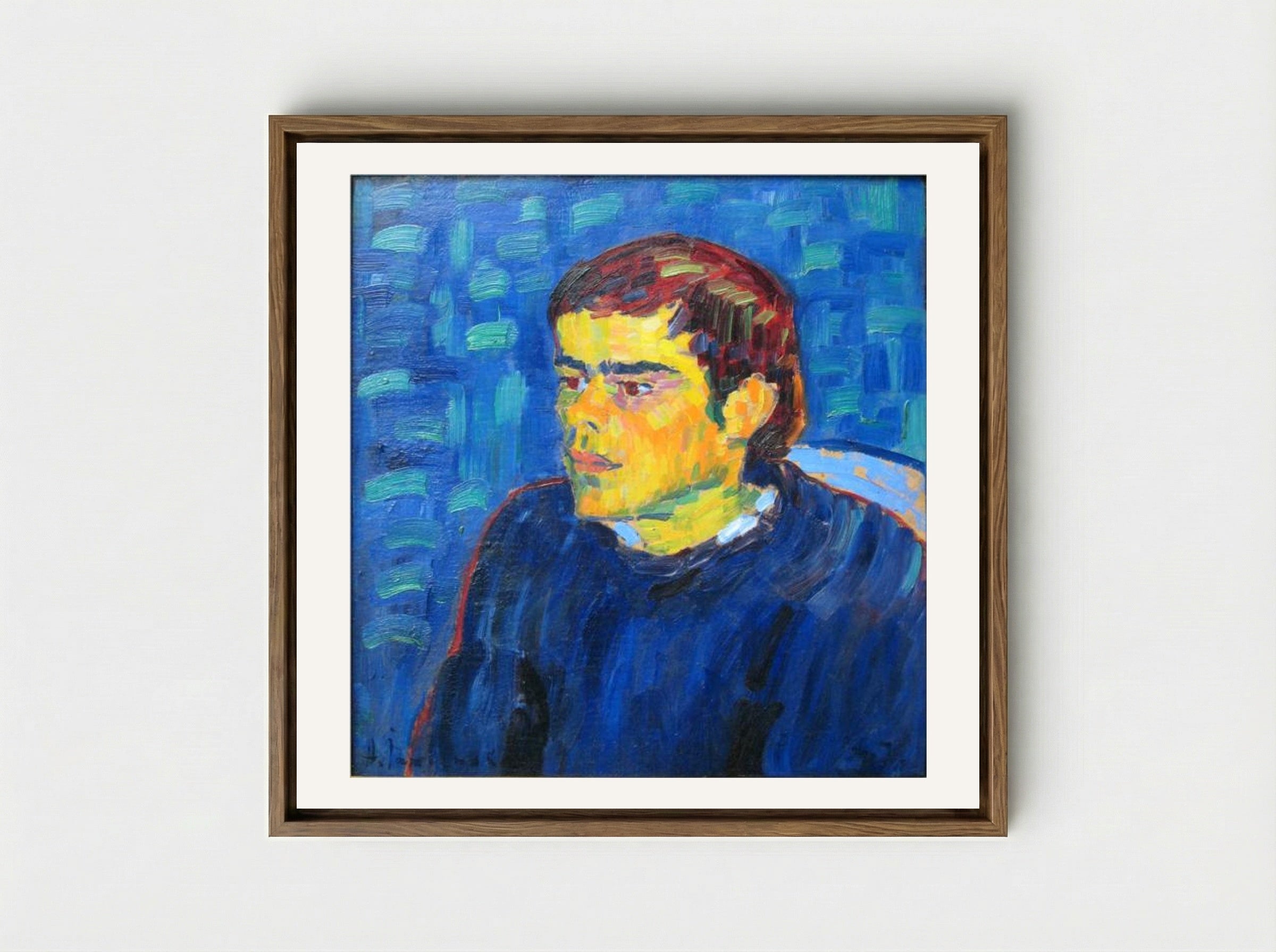 The Hunchback - Alexej von Jawlensky - Framed Canvas Wood