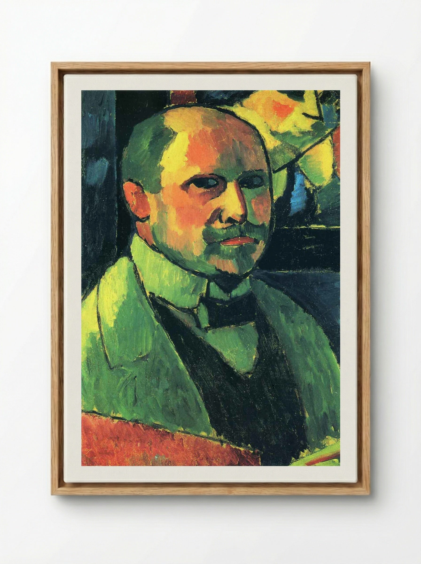 Self-portrait - Alexej von Jawlensky - Framed Canvas Wood
