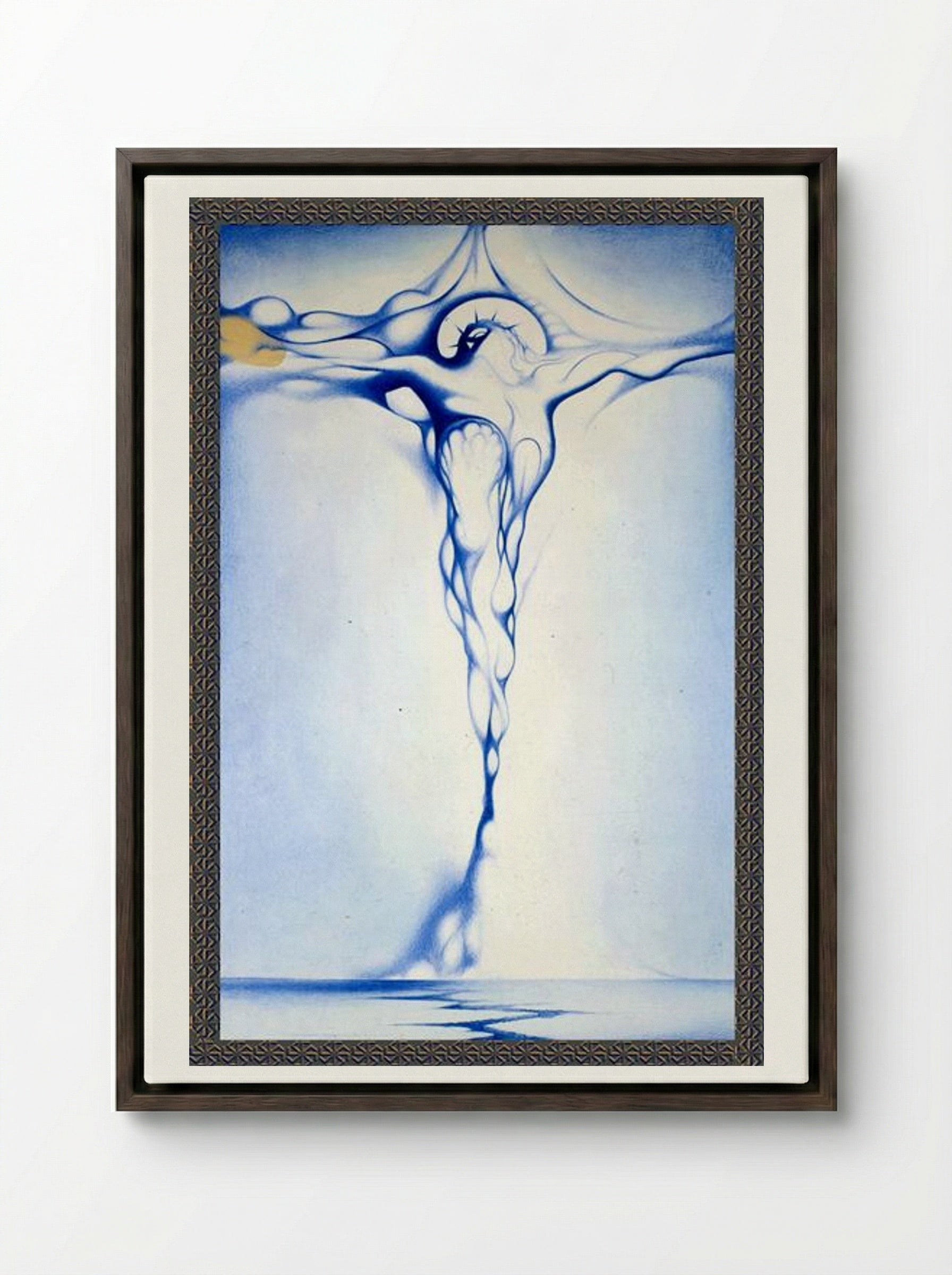 Atomic Explosion - Konstantin Vasilyev - Framed Canvas Dark Wood