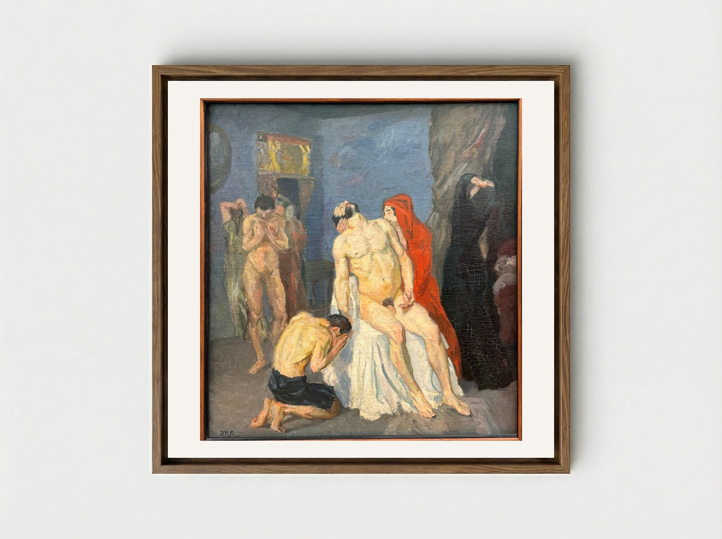 The Duchess - Max Beckmann - Framed Canvas Wood