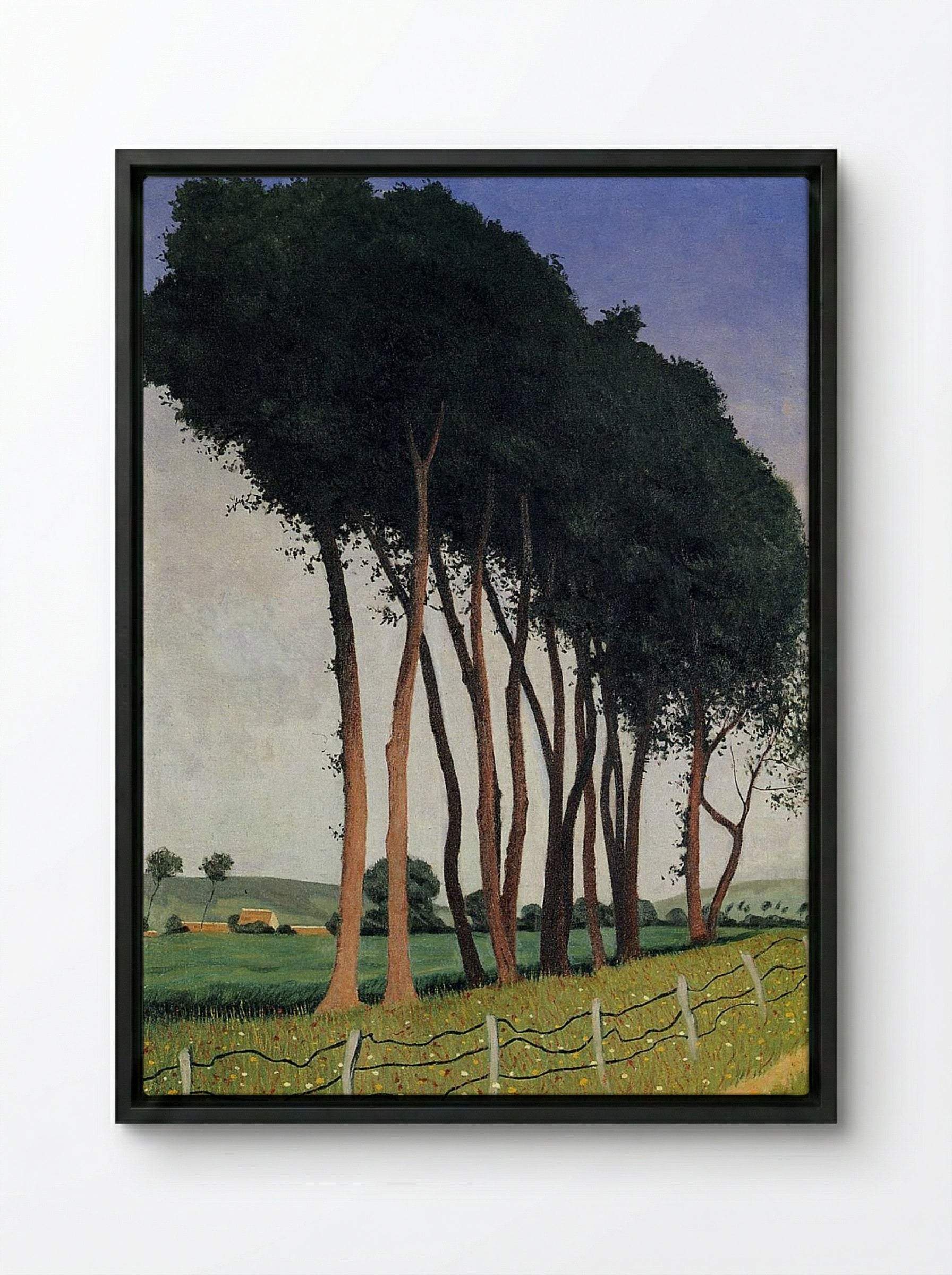 Family - Félix Vallotton - Framed Canvas Black