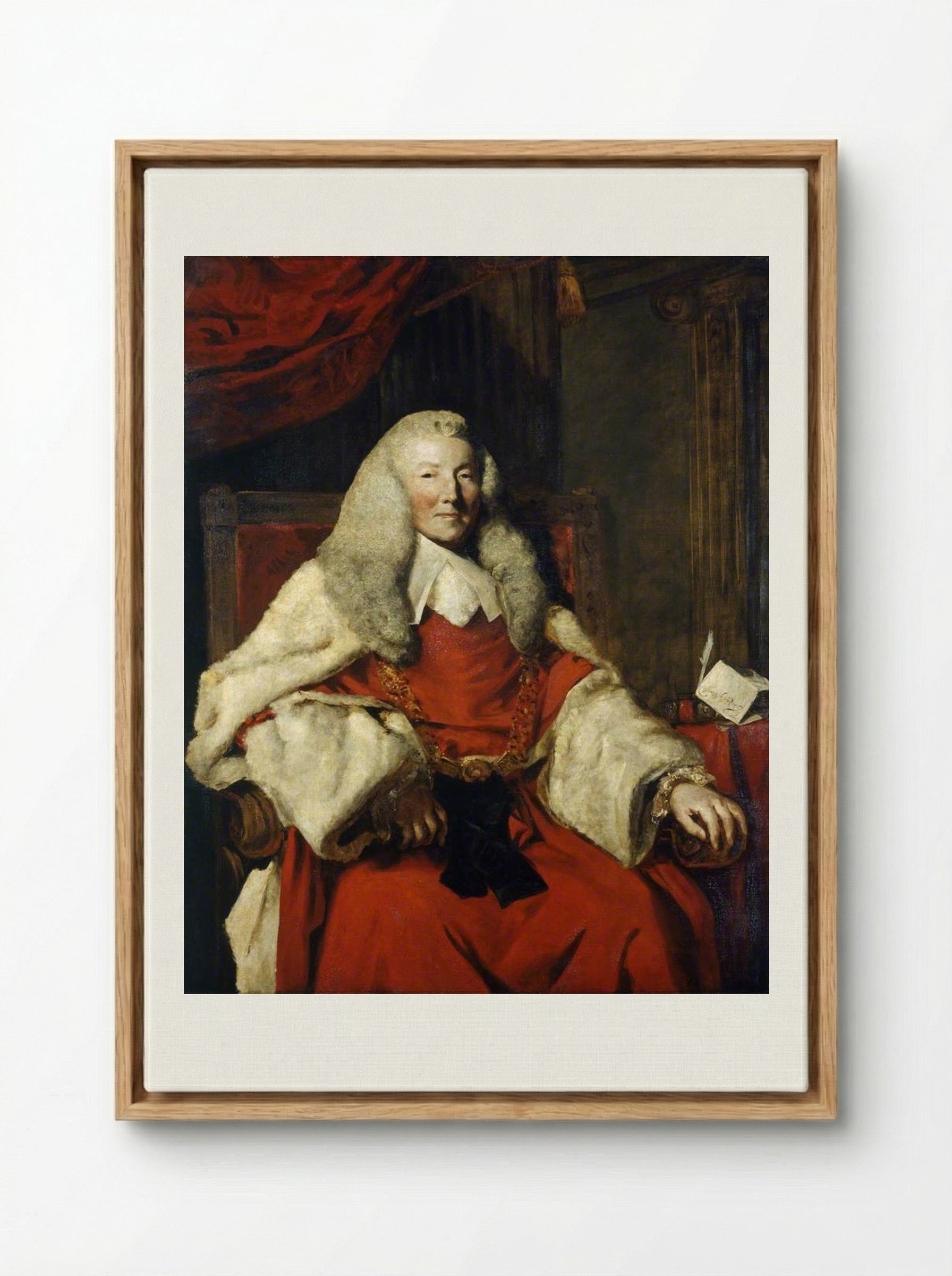 William Murray, 1st Earl of Mansfield - John Jackson - Framed Canvas Wood