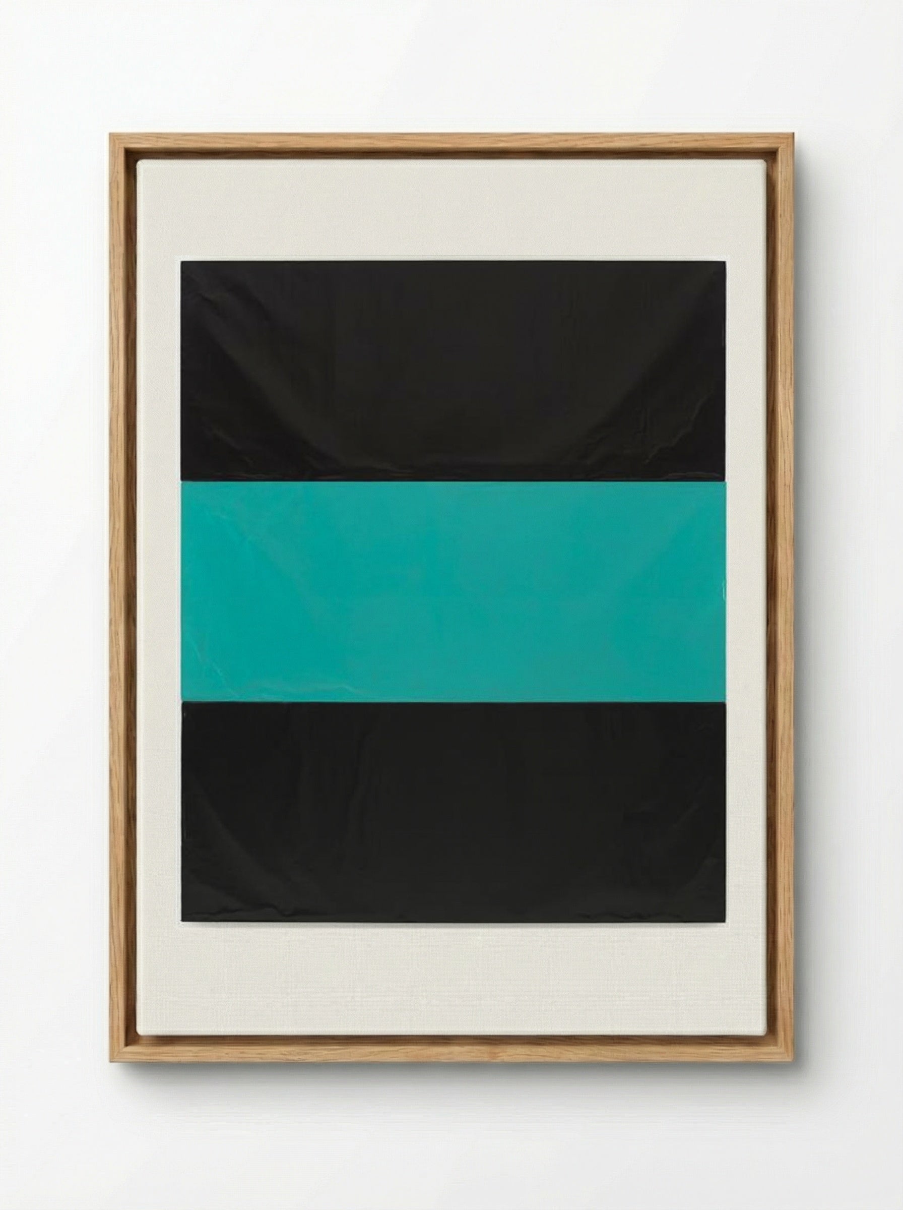 Untitled (Abstract Grid) - Günther Förg - Framed Canvas Wood