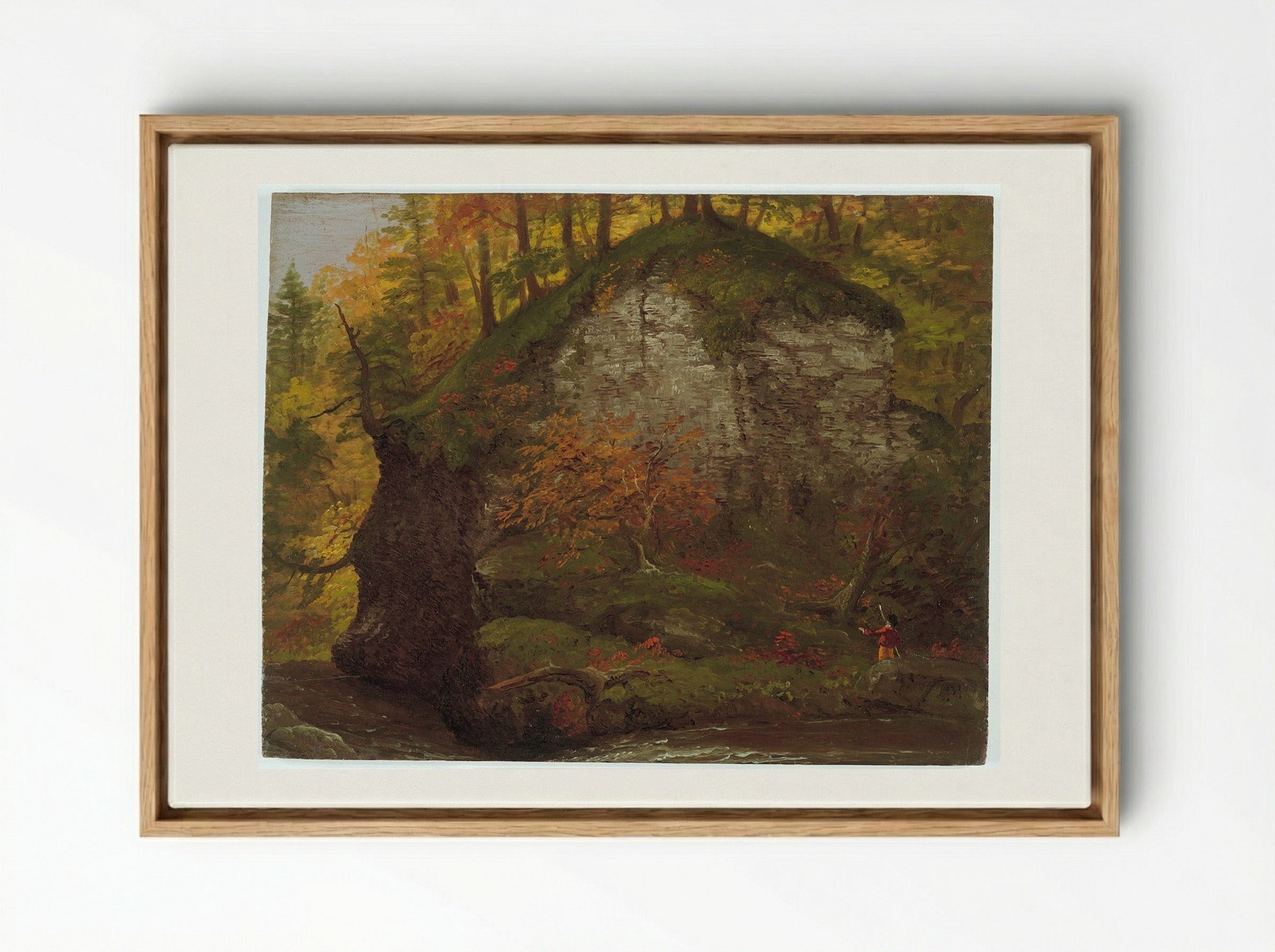 Watkins Glen - Thomas Cole - Framed Canvas Wood
