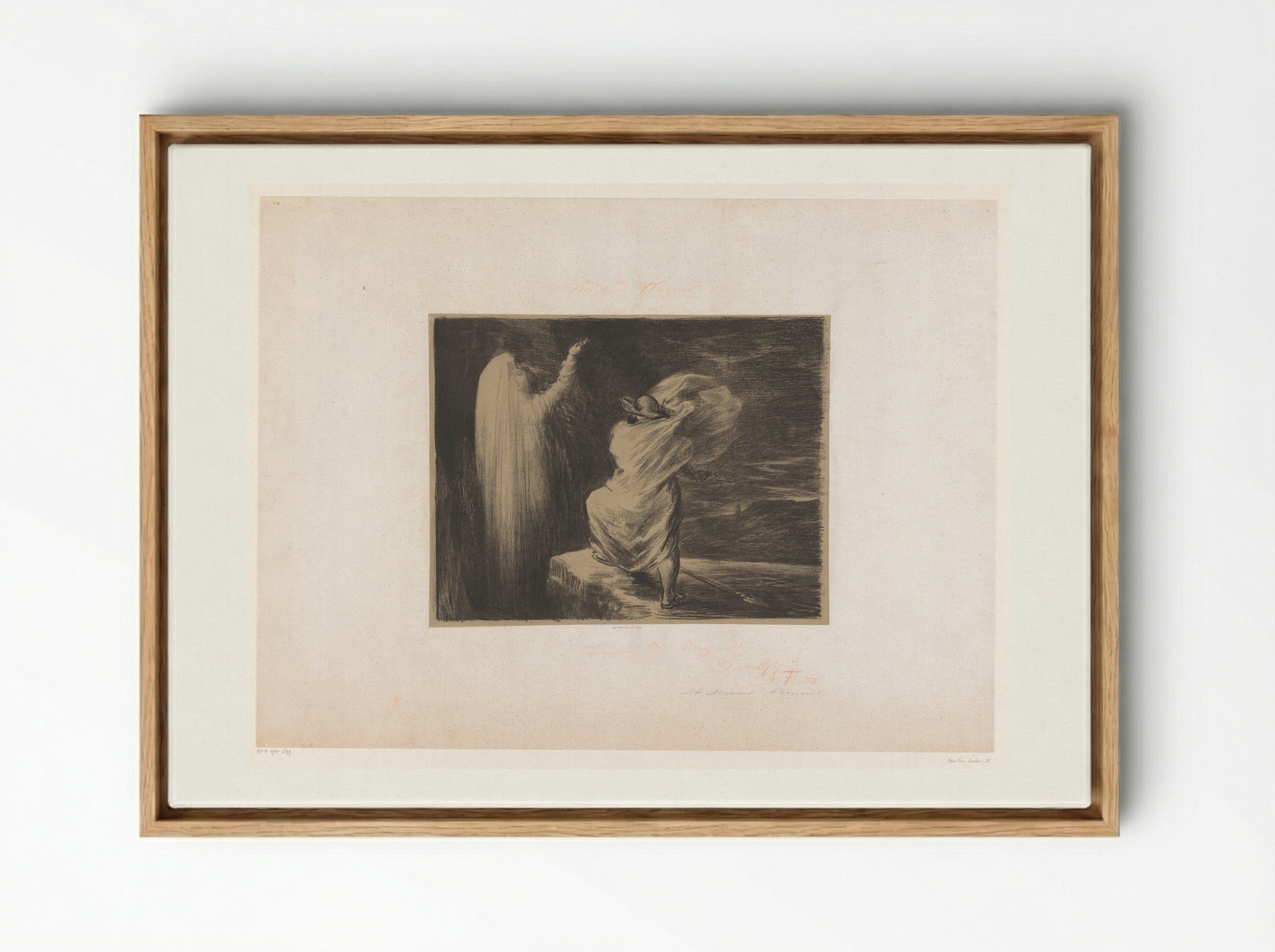 Wotan Summons Erda - Henri Fantin-Latour - Framed Canvas Wood