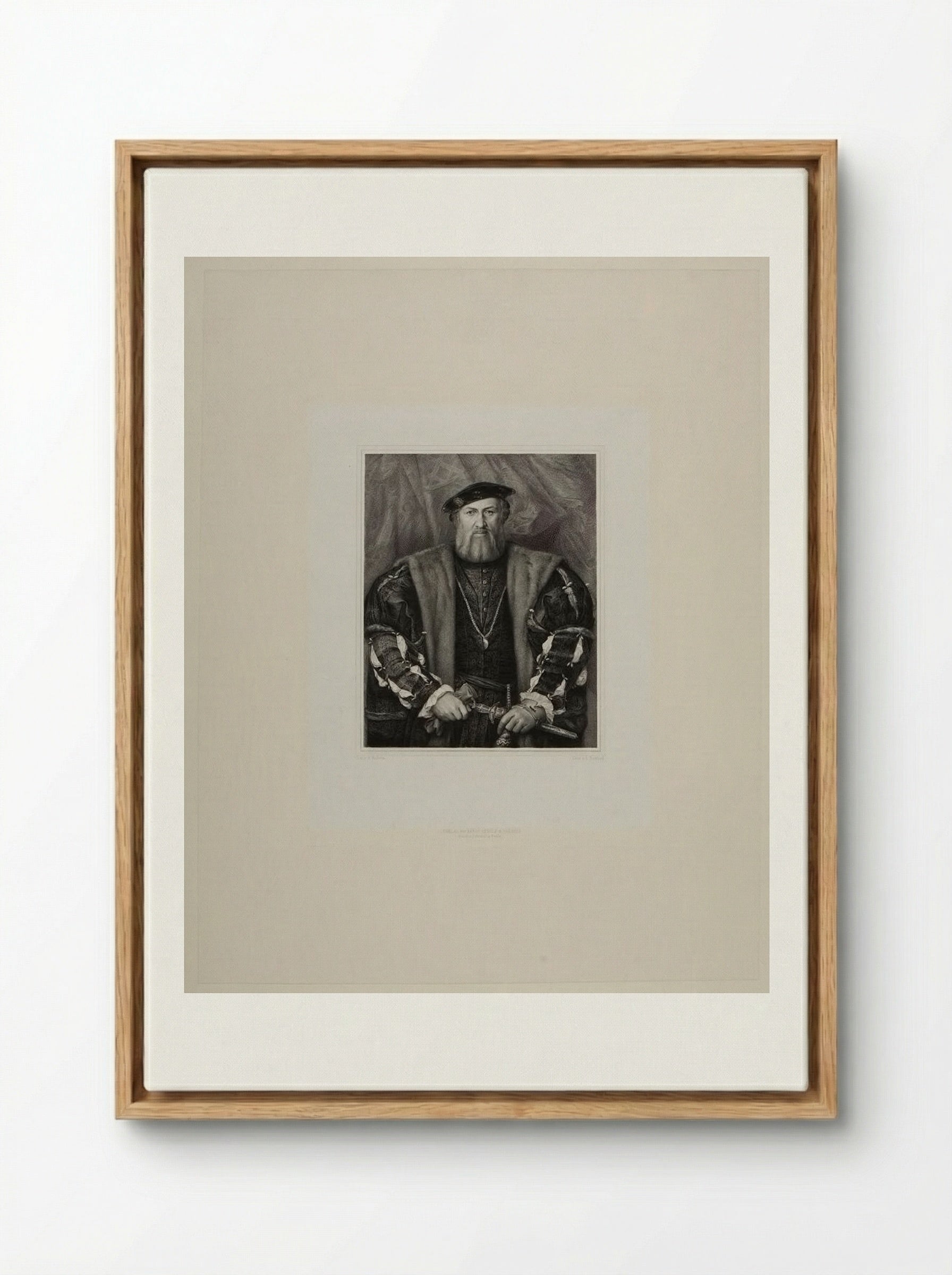 Hubert Morett - Lazarus Gottlieb Sichling - Framed Canvas Wood