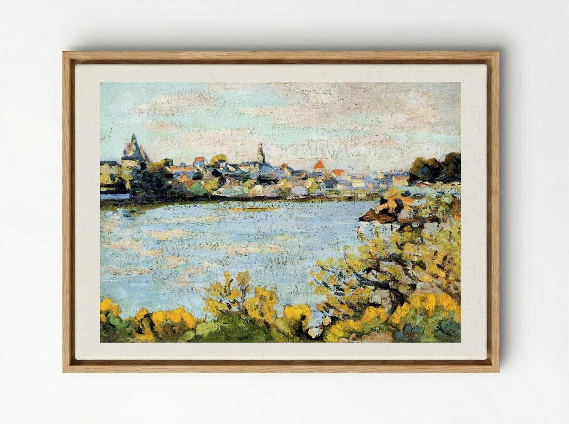 Le Pornic - Armand Guillaumin - Framed Canvas Wood