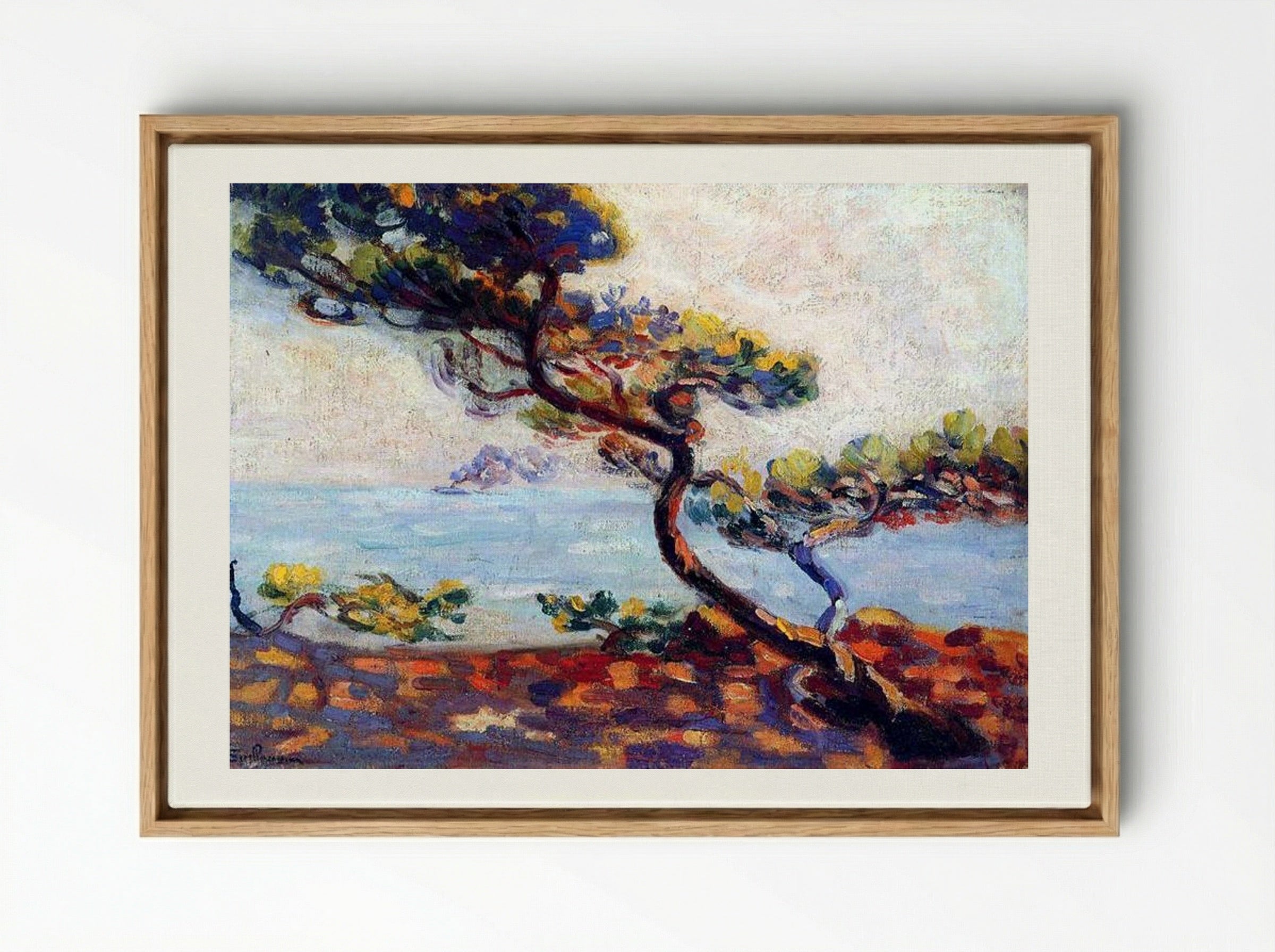 Dans le Midi - Armand Guillaumin - Framed Canvas Wood