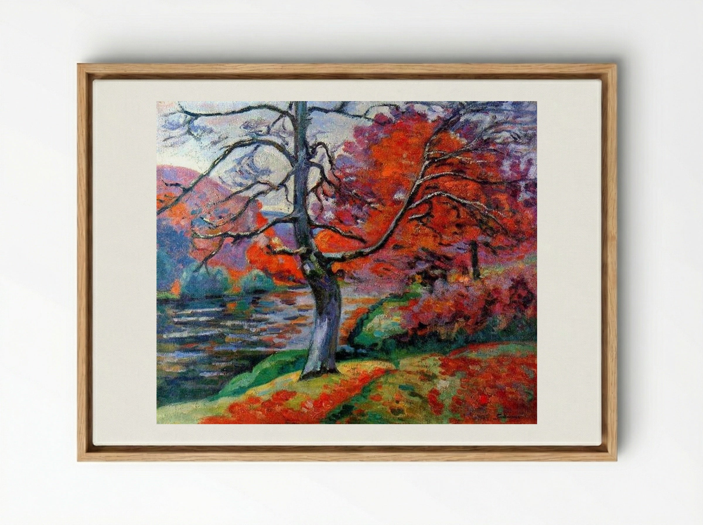 Echo Rock - Armand Guillaumin - Framed Canvas Wood