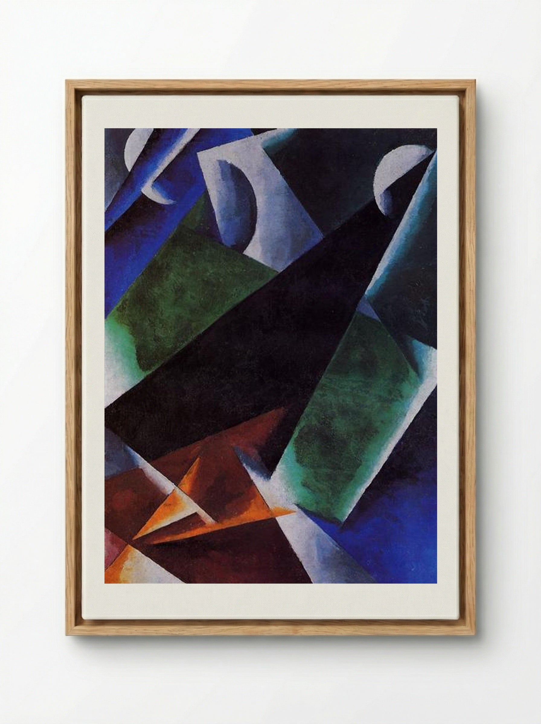 Painterly-Architectonic - Lyubov Popova - Framed Canvas Wood