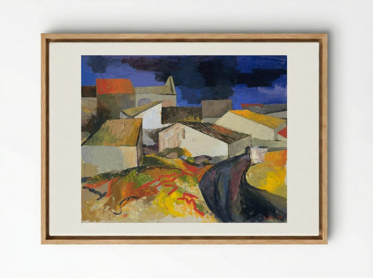 Santa Panagia (Sicily) - Renato Guttuso - Framed Canvas Wood