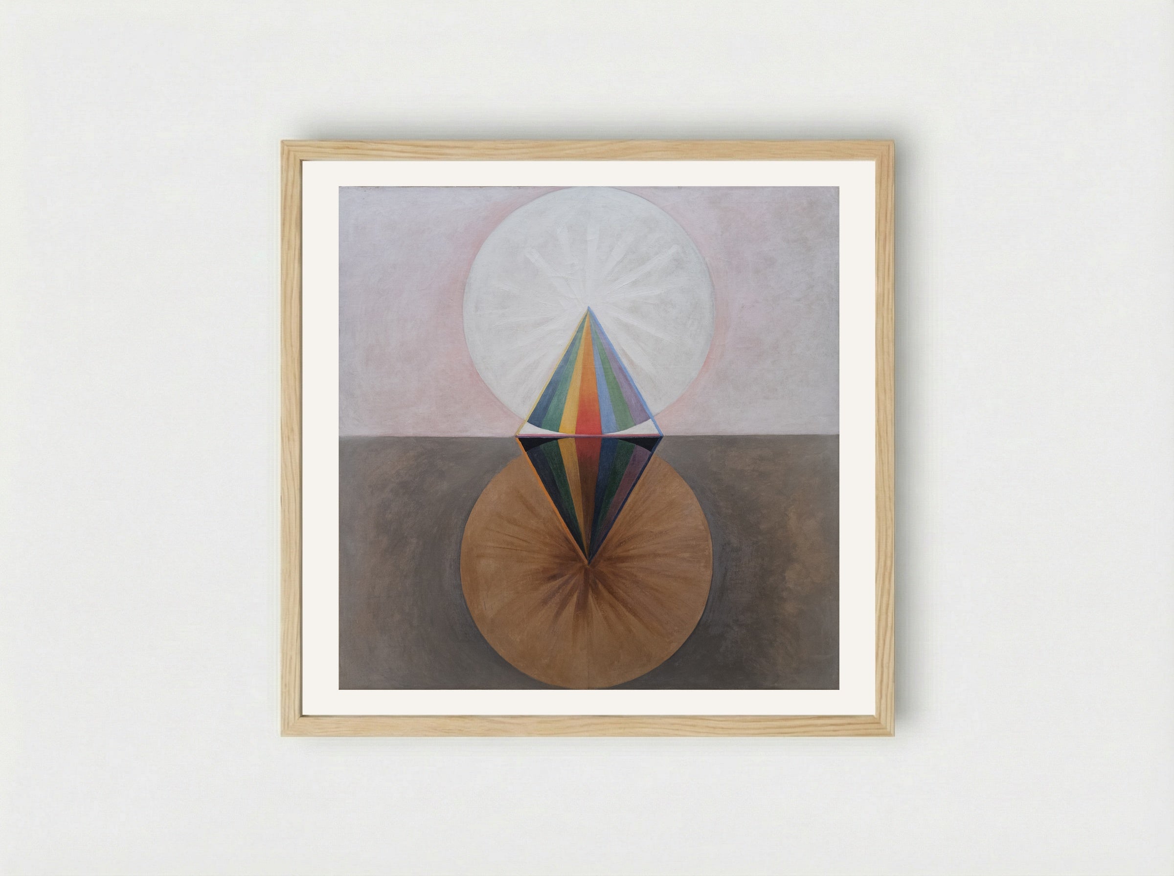 The Swan, No. 12 - Hilma af Klint - Framed Print Wood