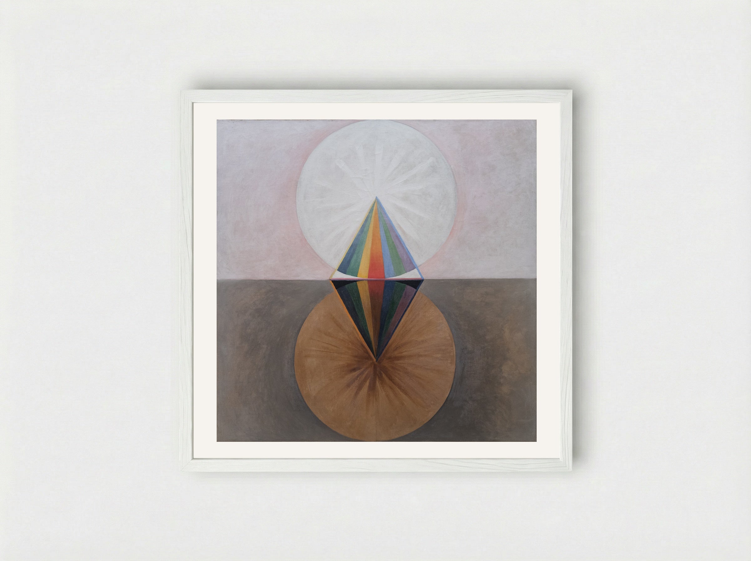 The Swan, No. 12 - Hilma af Klint - Framed Print White