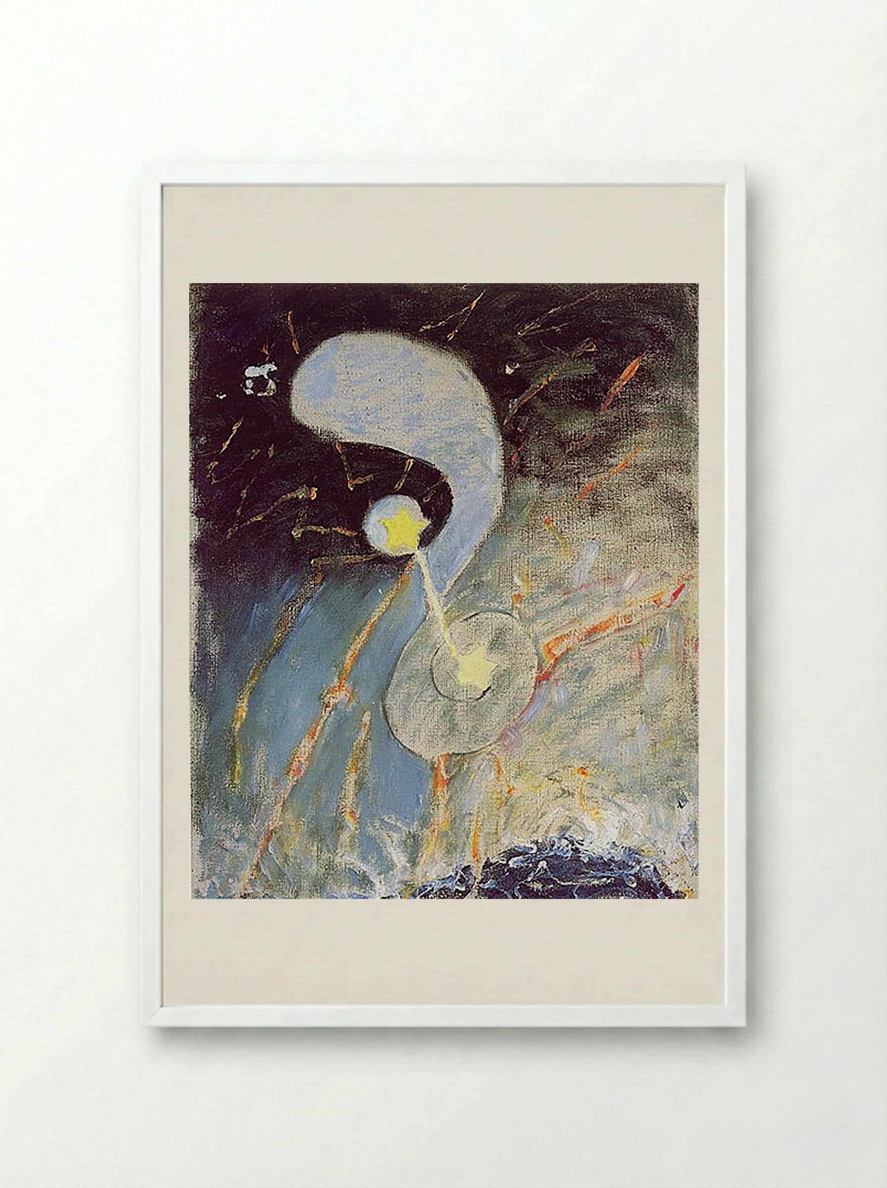 Chaos, No. 2 - Hilma af Klint - Framed Print White