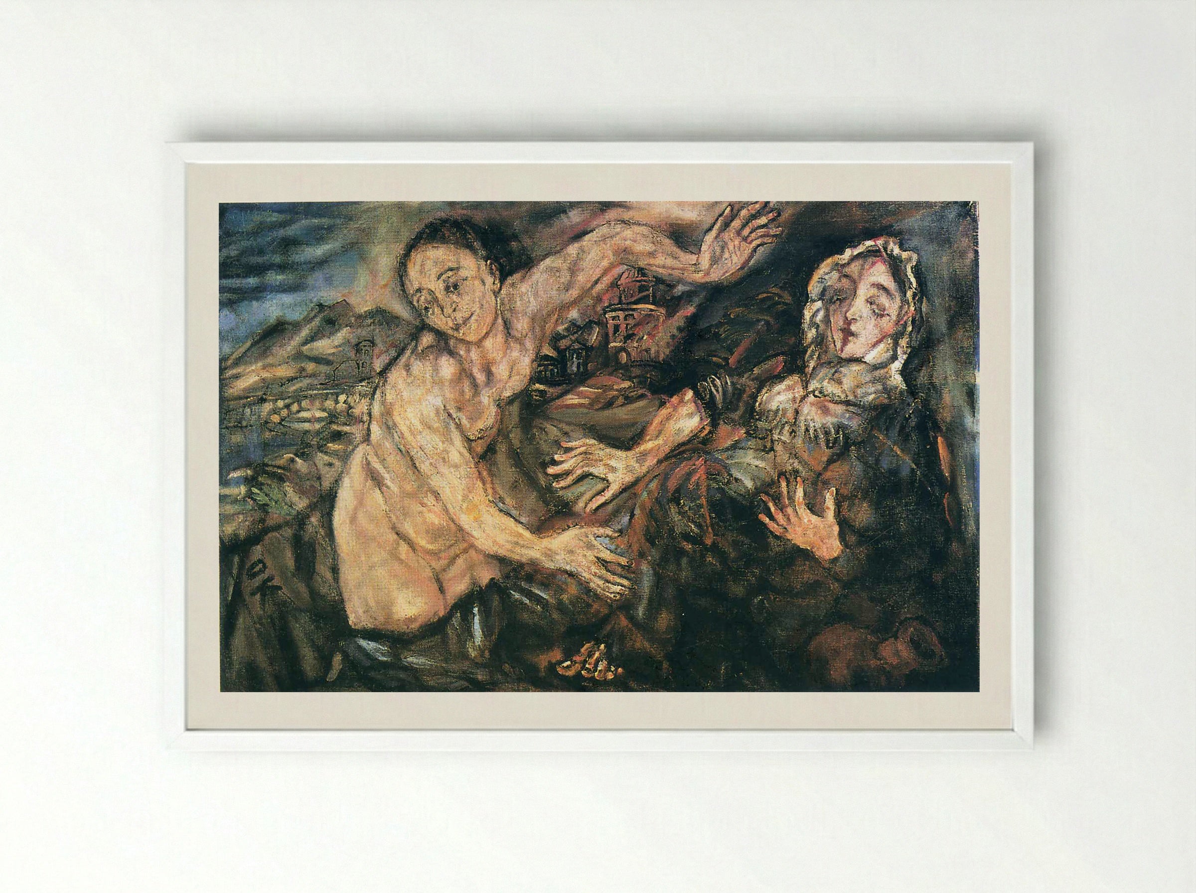 The Annunciation - Paula Modersohn-Becker - Framed Print White