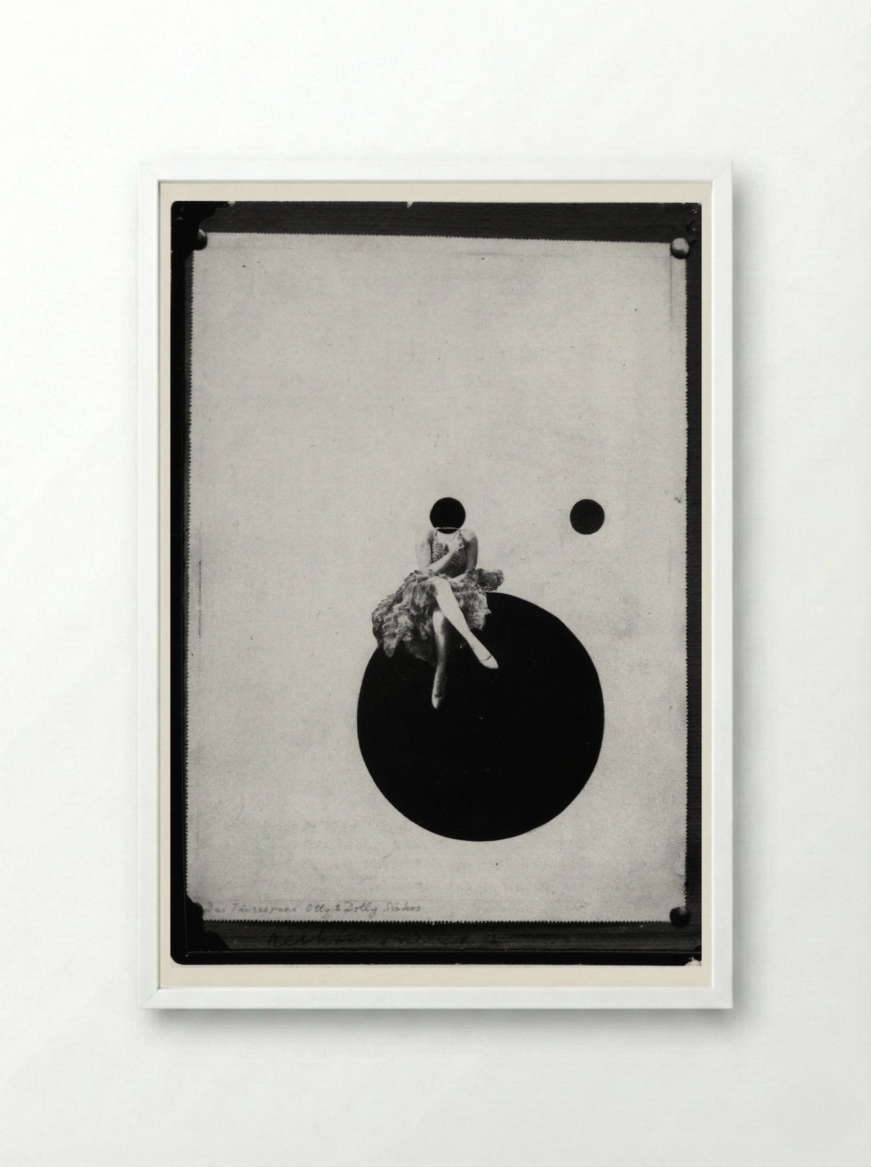 The Olly and Dolly Sisters - László Moholy-Nagy - Framed Print White