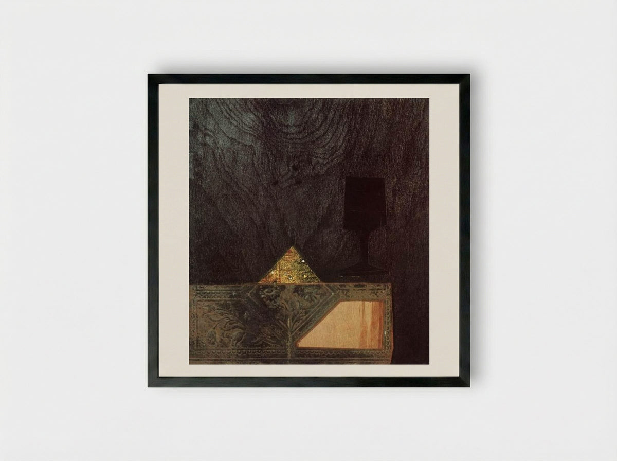 De profundis - Endre Bálint - Framed Print Black