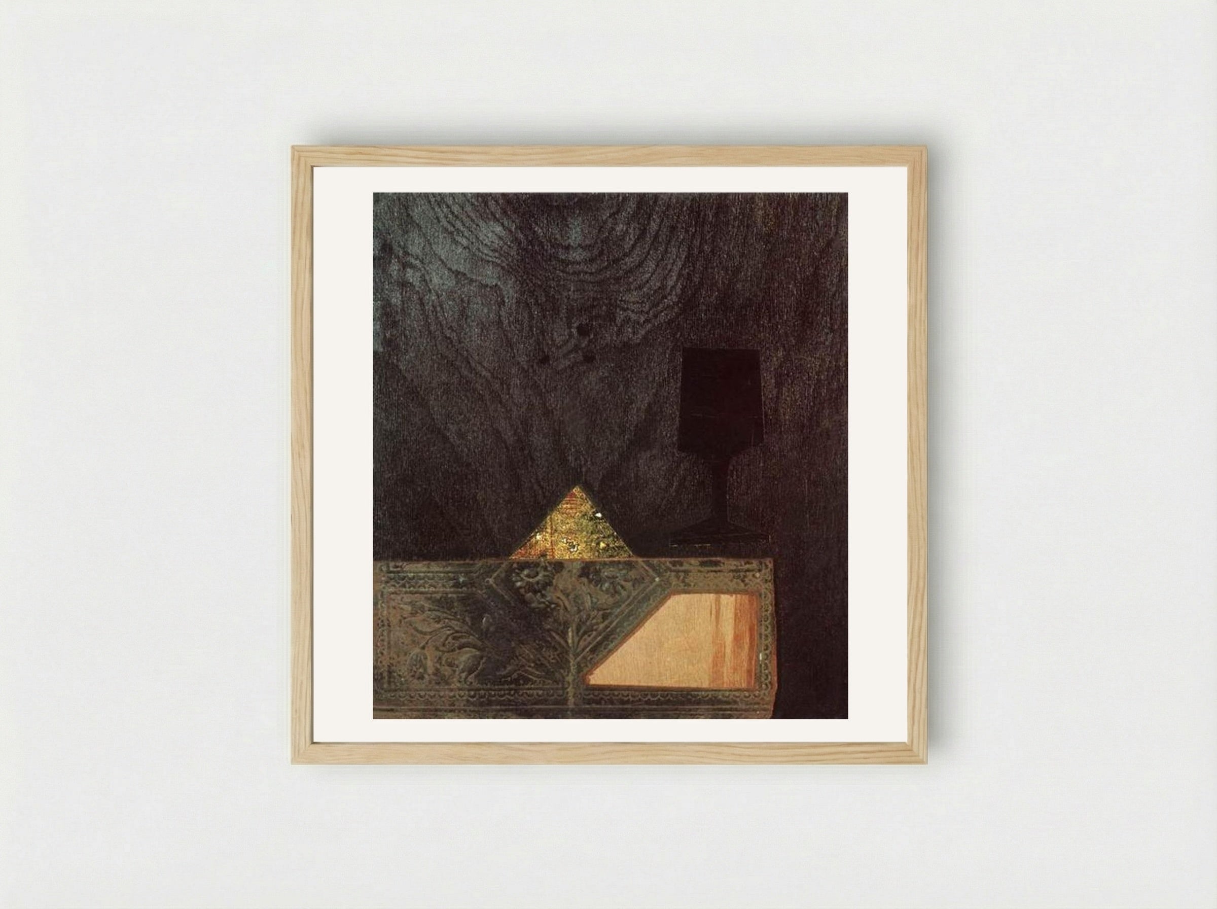 De profundis - Endre Bálint - Framed Print Wood