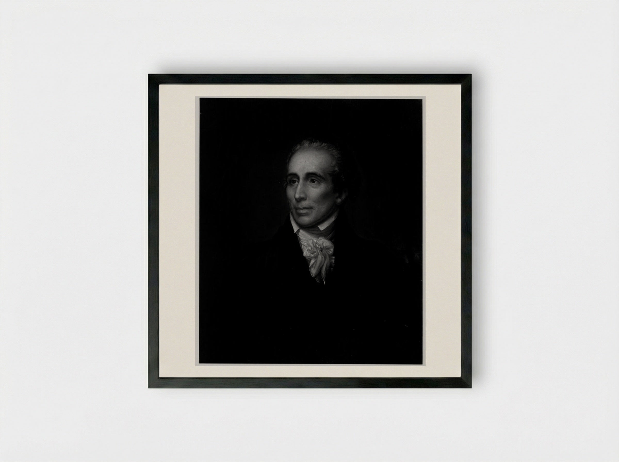 John Warren - Rembrandt Peale - Framed Print Black