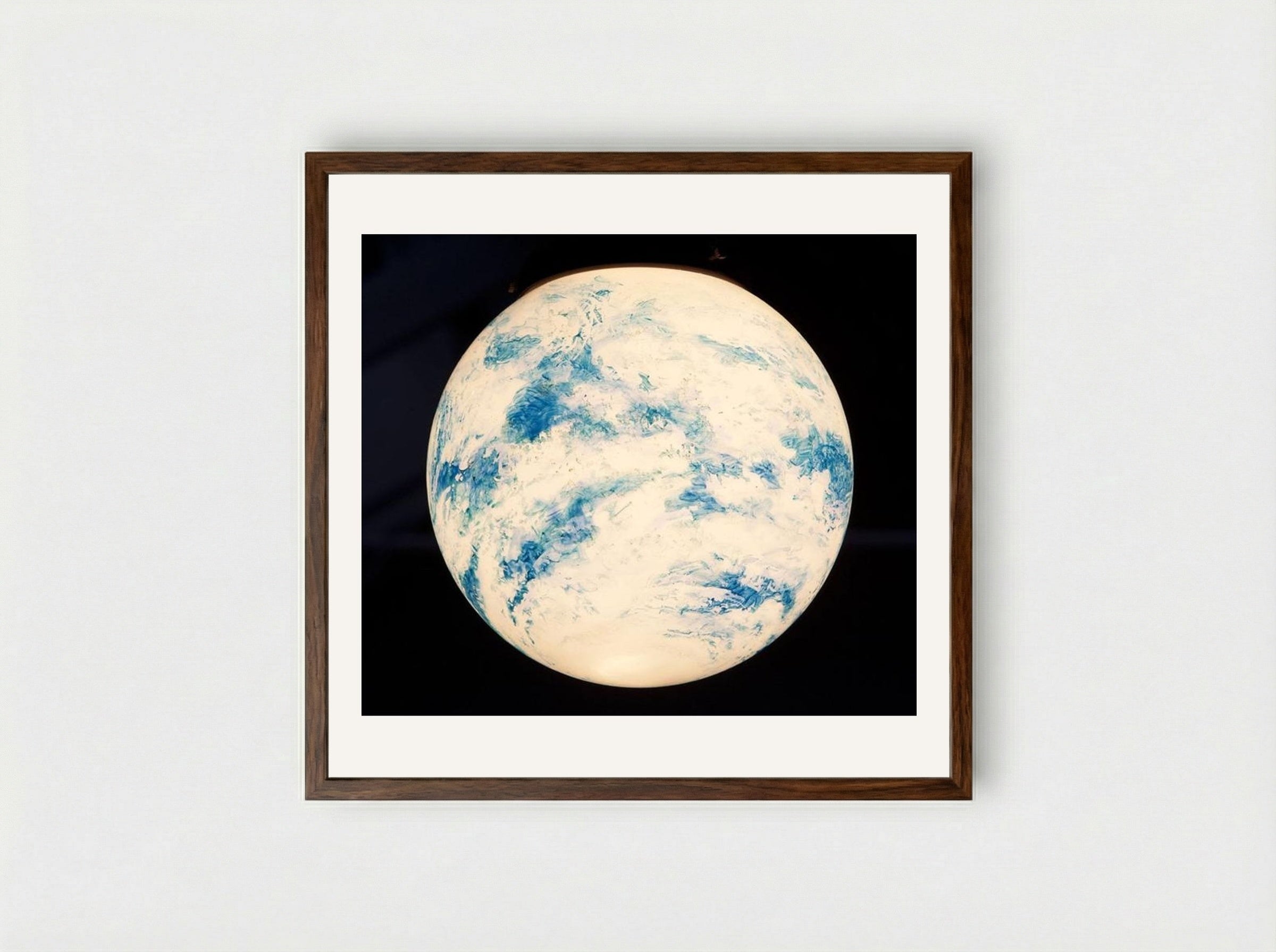 Untitled (Globe) - Paul Thek - Framed Print Dark Wood