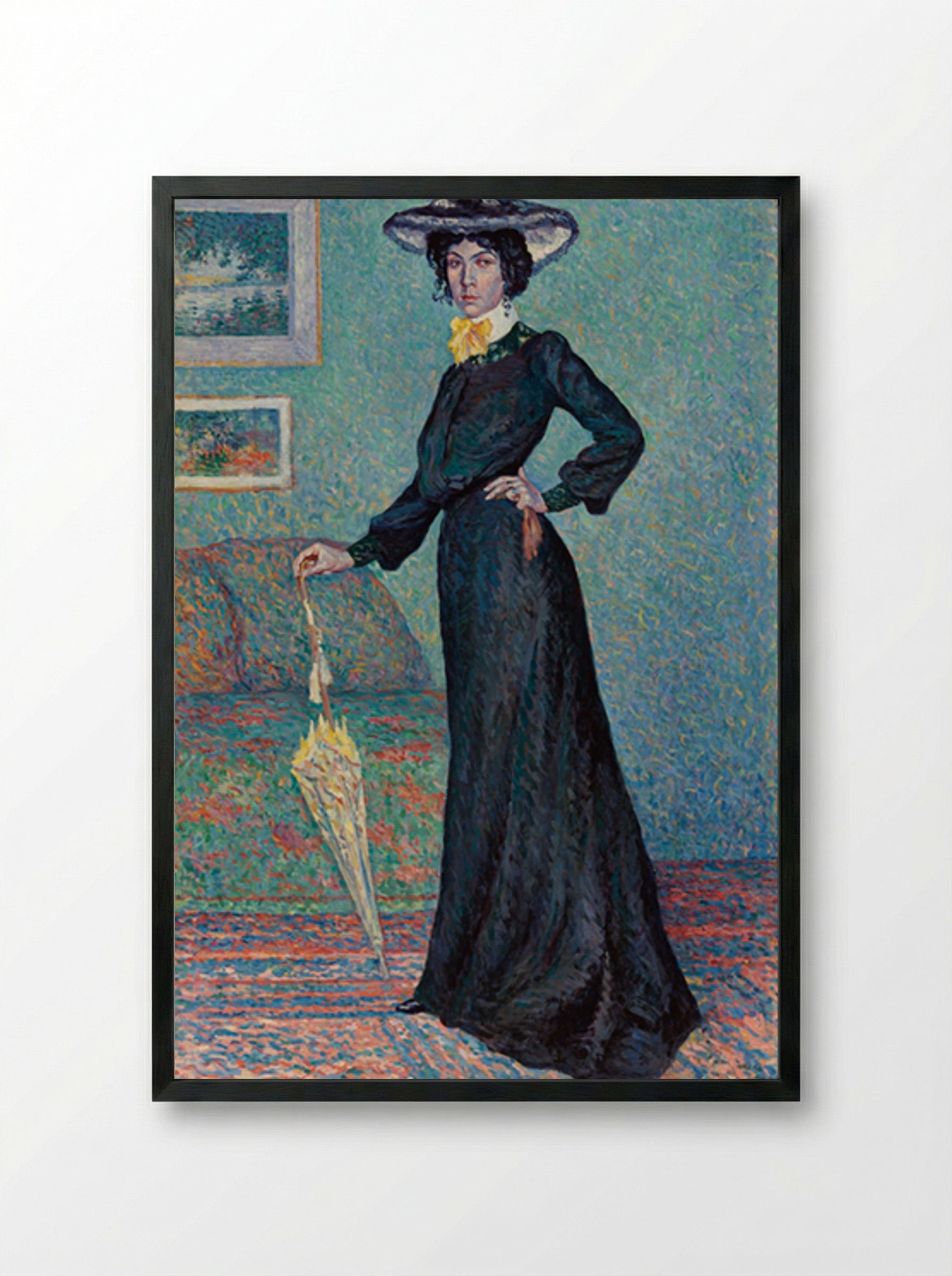 Lucie Cousturier - Maximilien Luce - Framed Print Black
