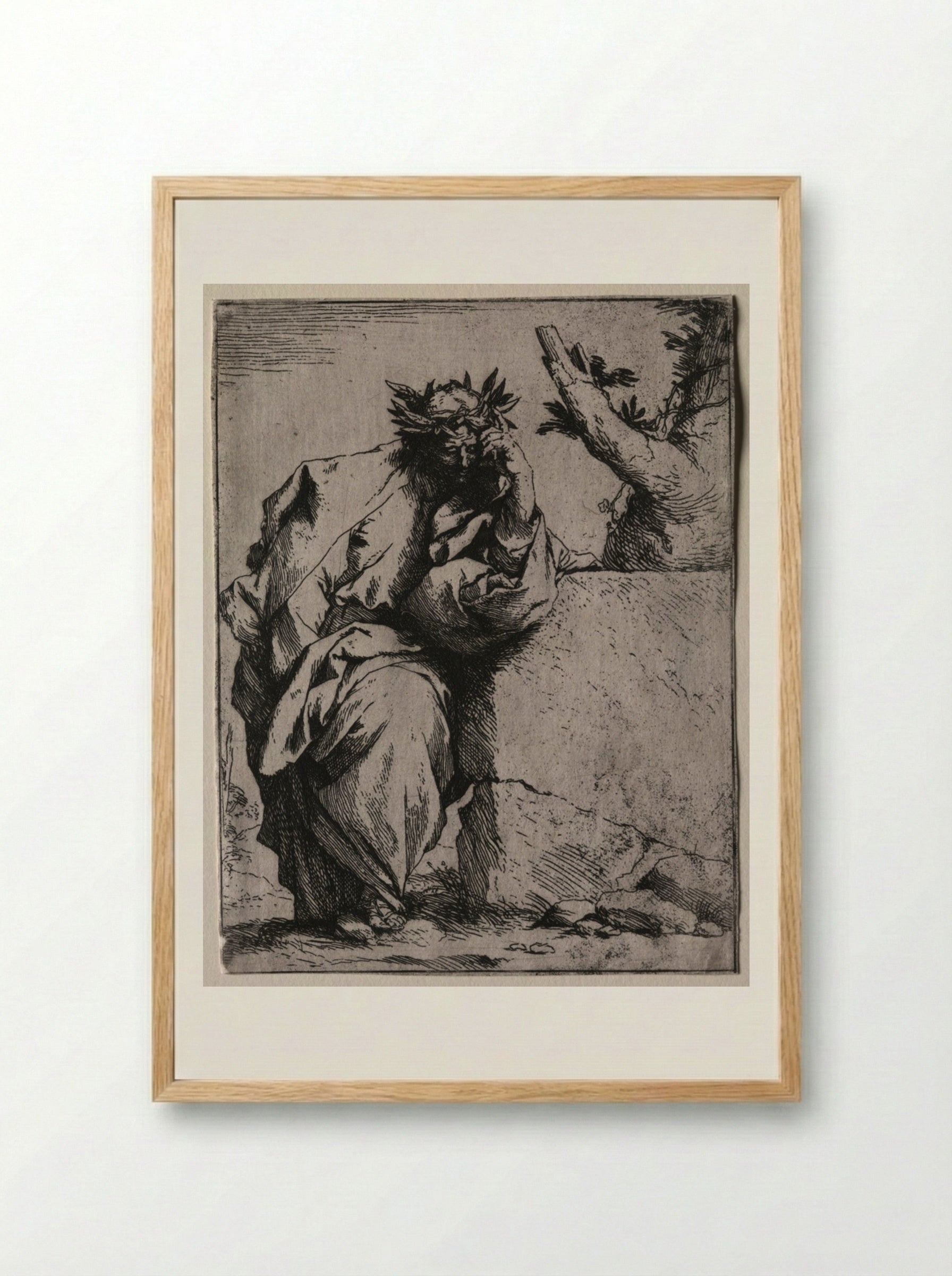 Virgil - Jusepe de Ribera - Framed Print Wood