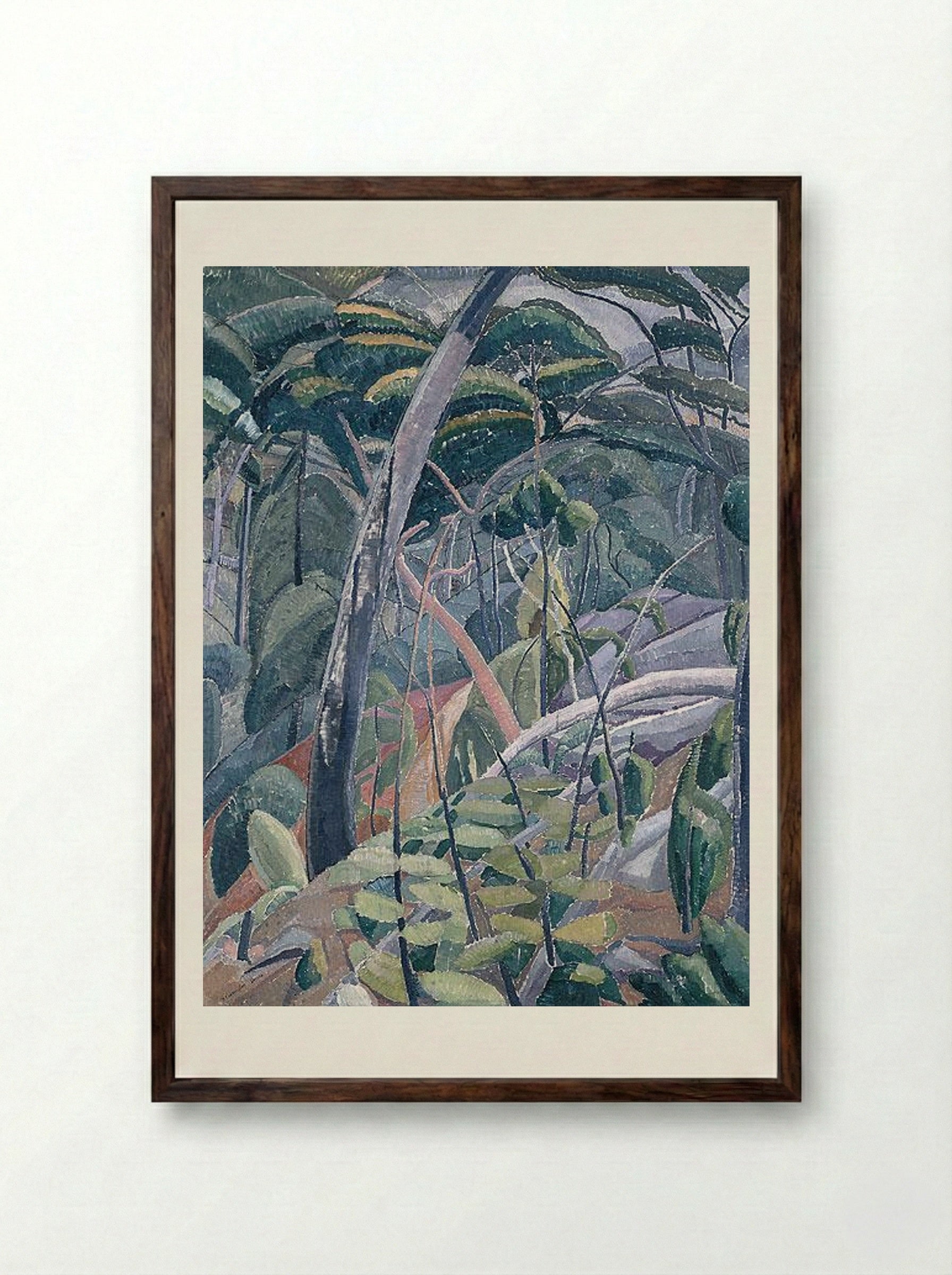 The Gully - Grace Cossington Smith - Framed Print Dark Wood