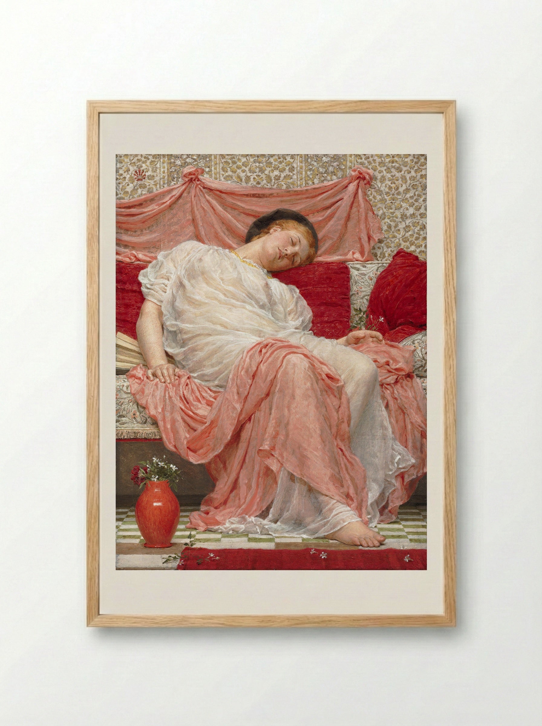 Jasmine - Albert Joseph Moore - Framed Print Wood