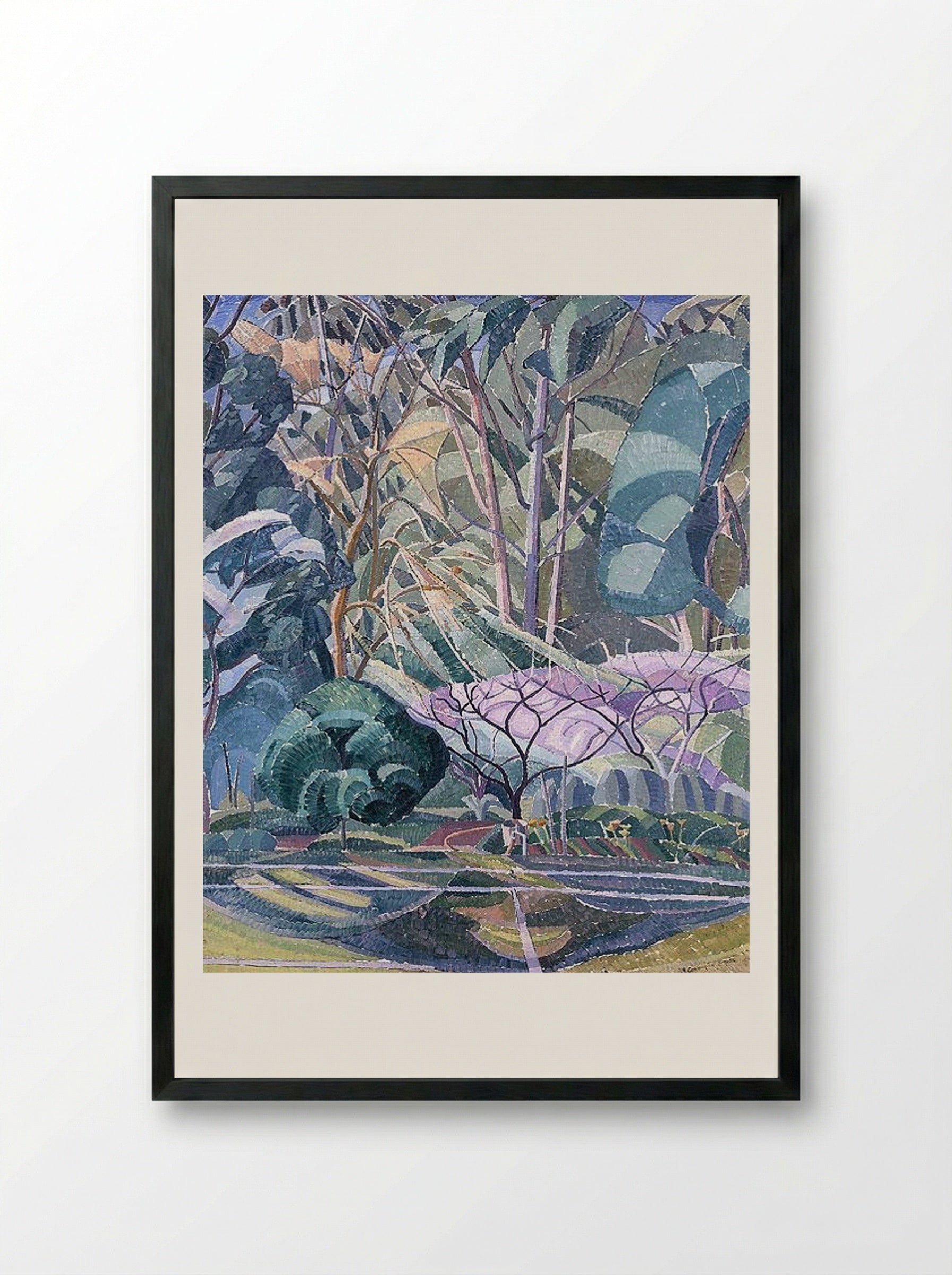 Trees - Grace Cossington Smith - Framed Print Black