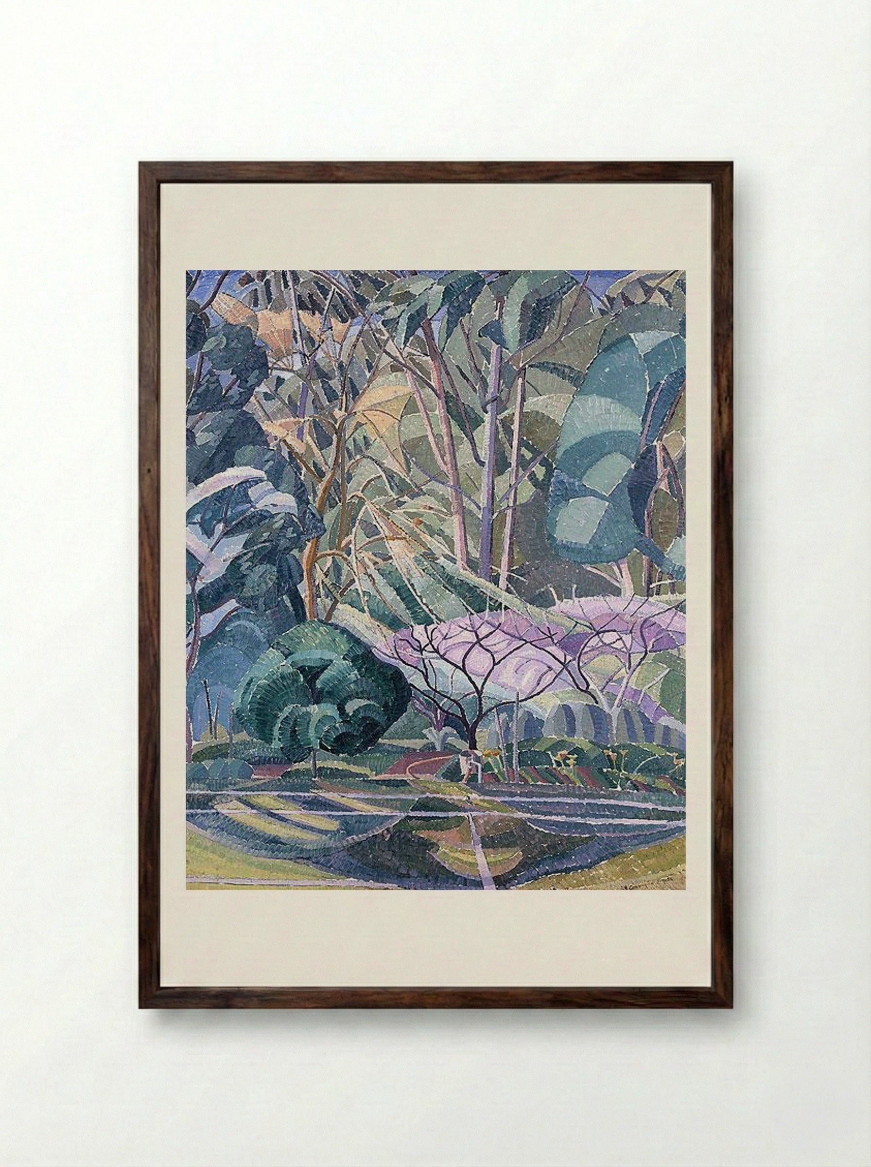 Trees - Grace Cossington Smith - Framed Print Dark Wood