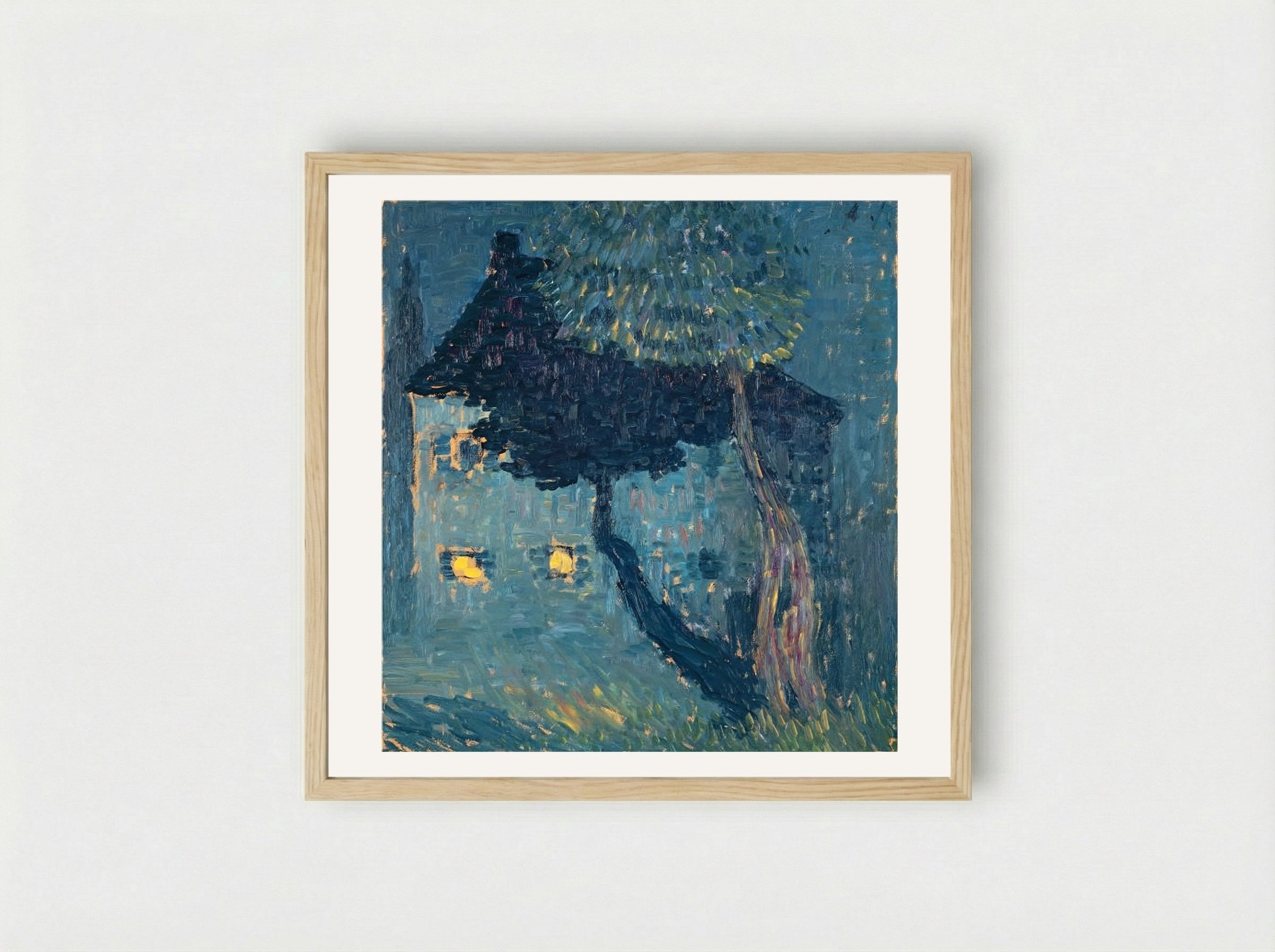 Cottage in the Woods - Alexej von Jawlensky - Framed Print Wood
